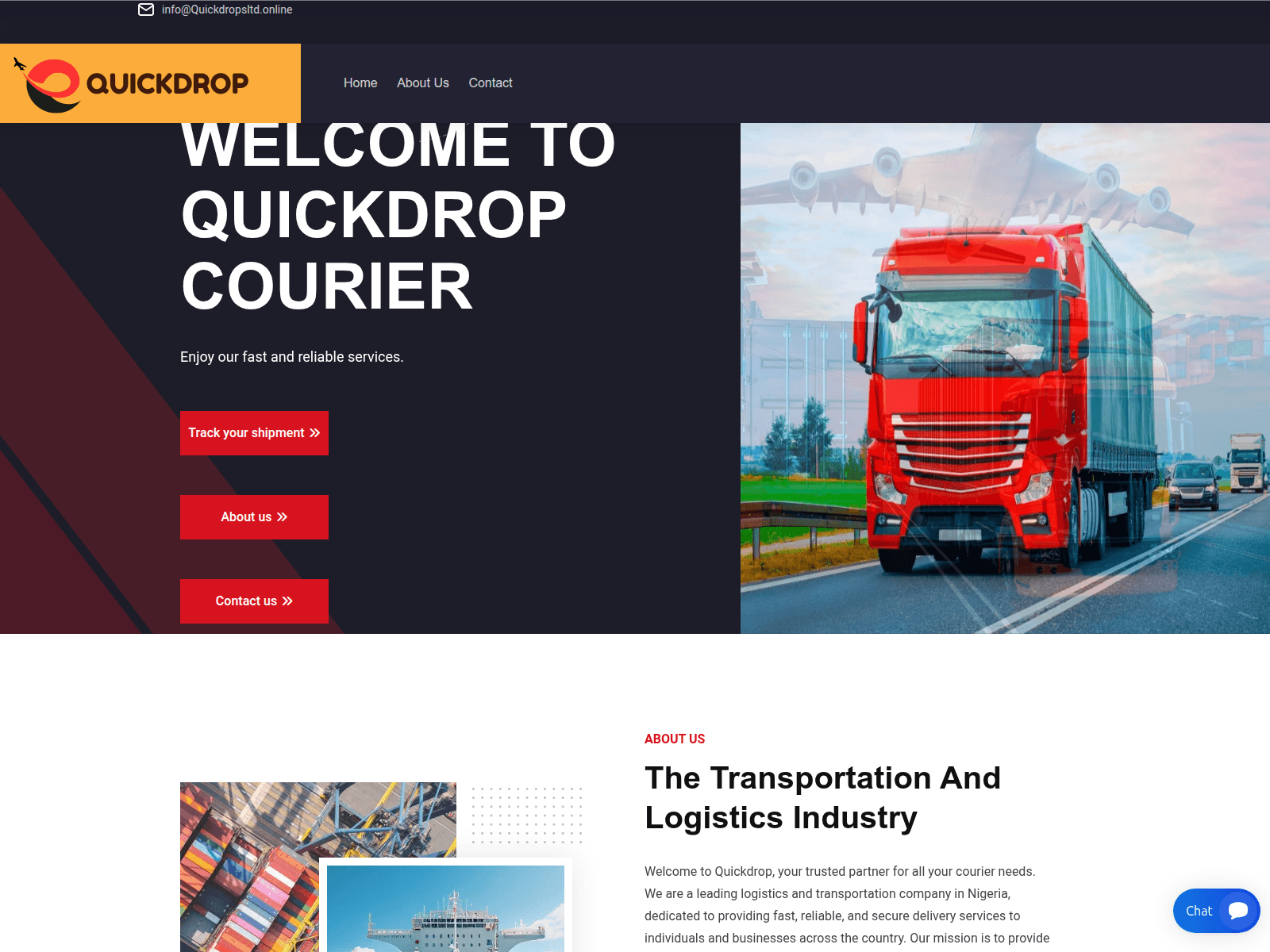 Screenshot of quickdropsltd.online