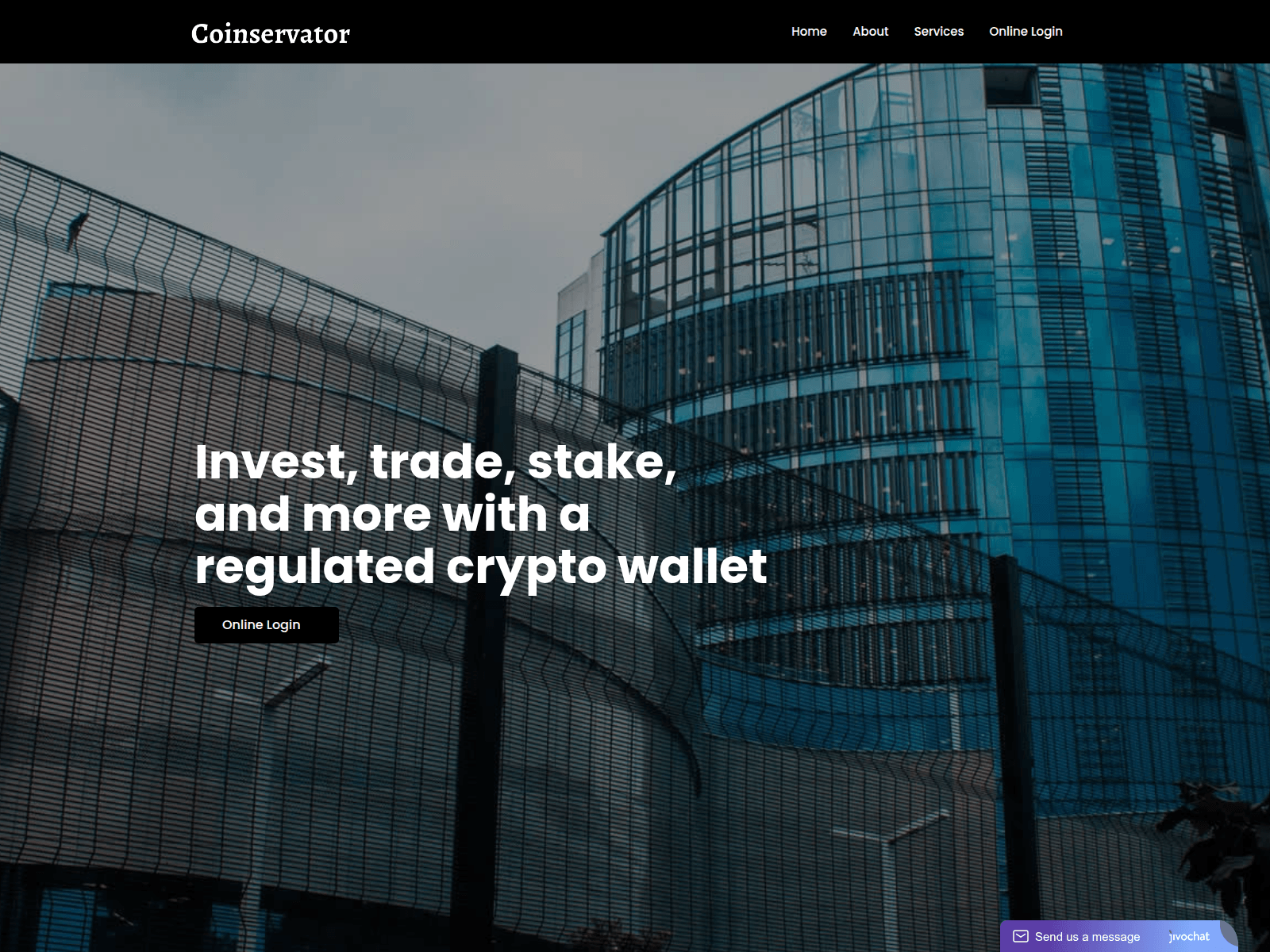 Screenshot of coinservator.pro