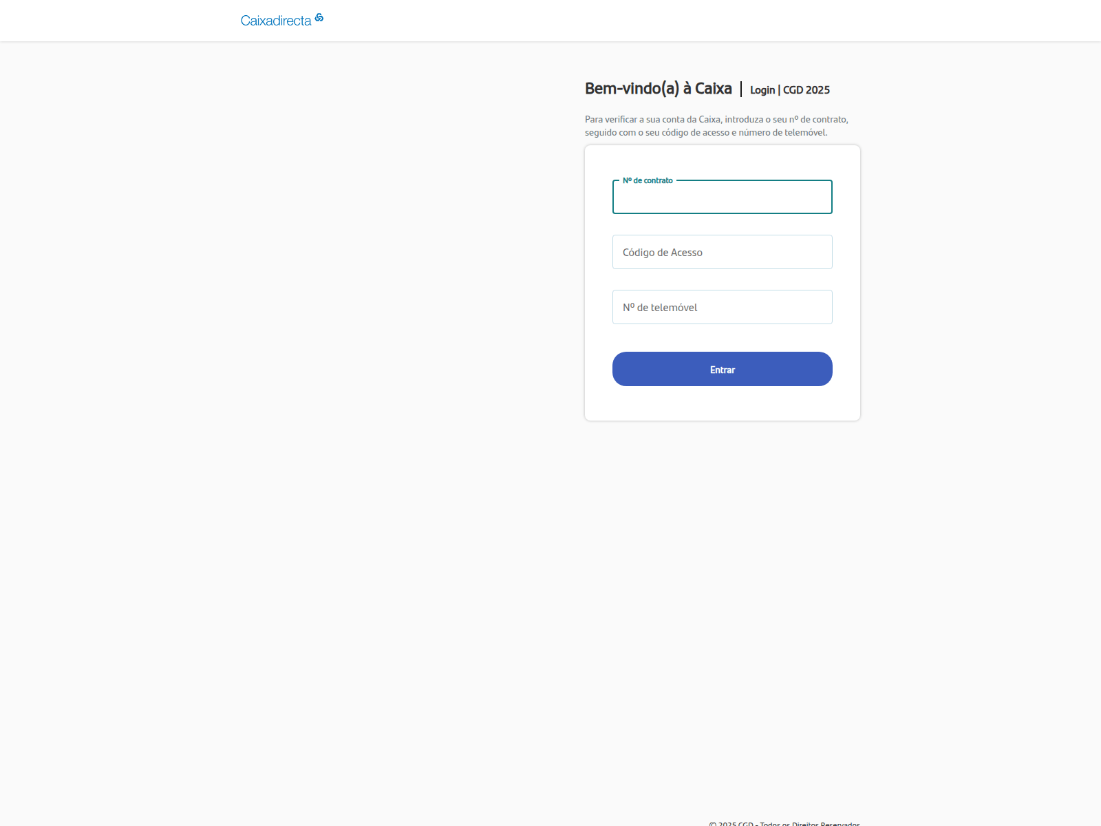 Screenshot of caixadirecta-particular.com