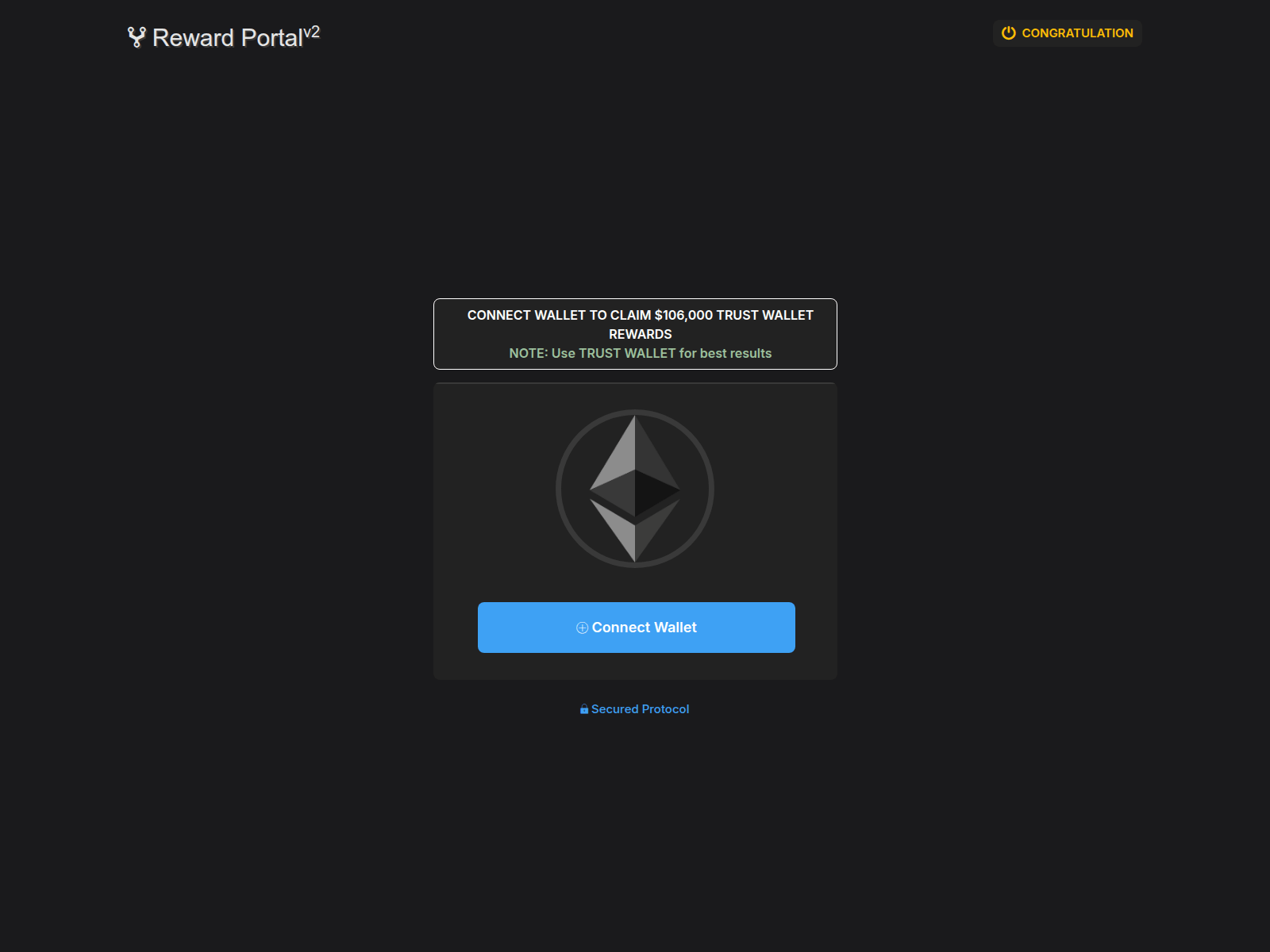 Screenshot of trust22.top