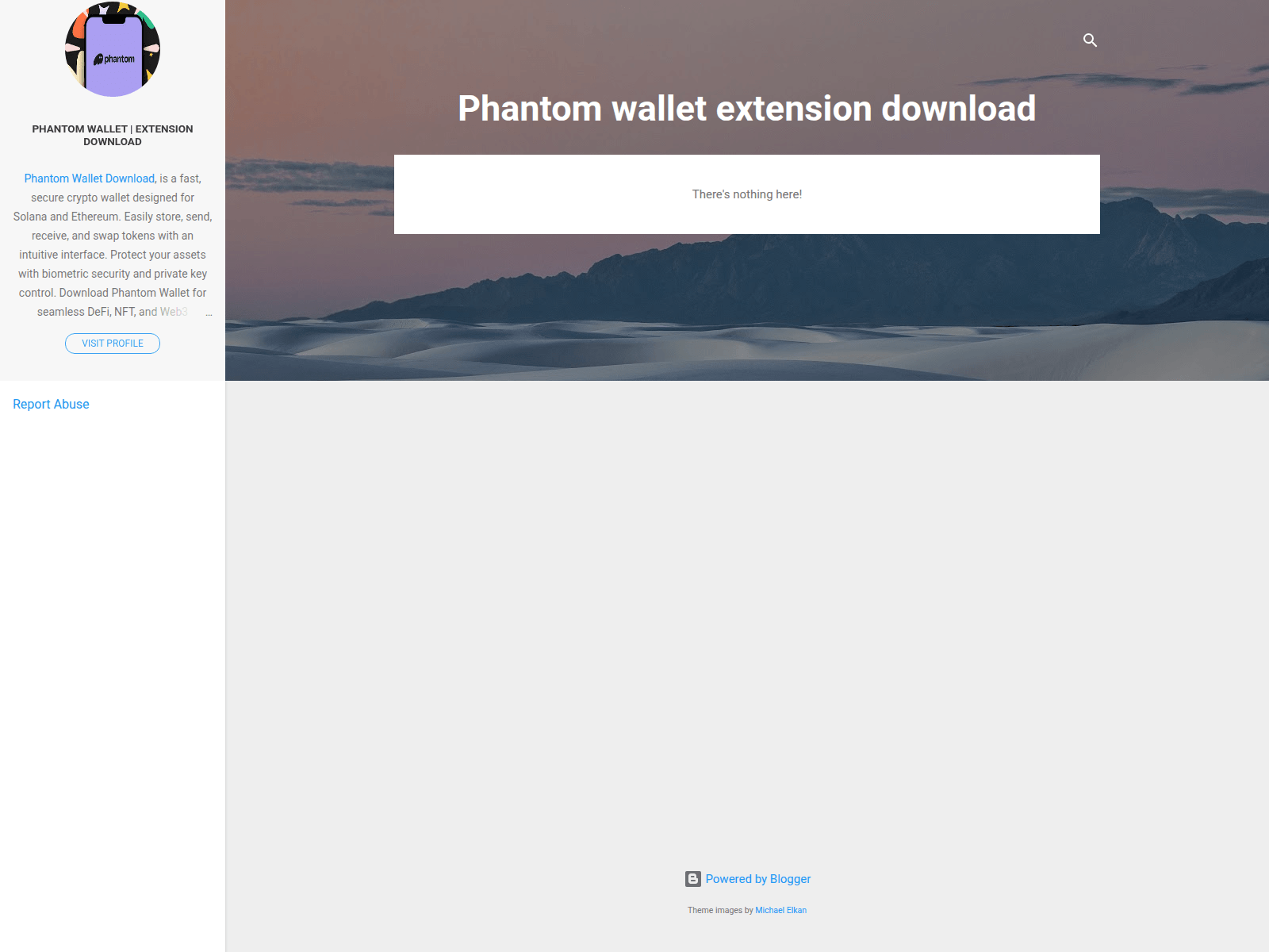 Screenshot of phantomwalletextensiondownload.blogspot.co.nz