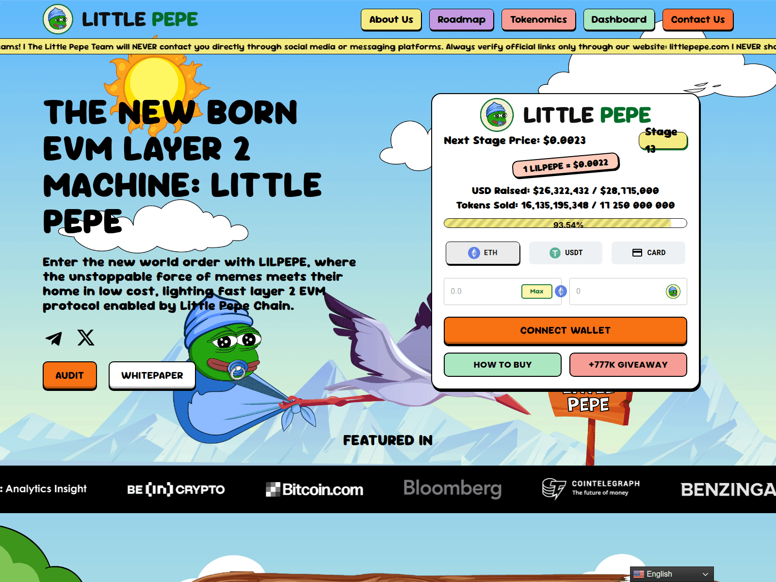 Screenshot of littlepepe.mom