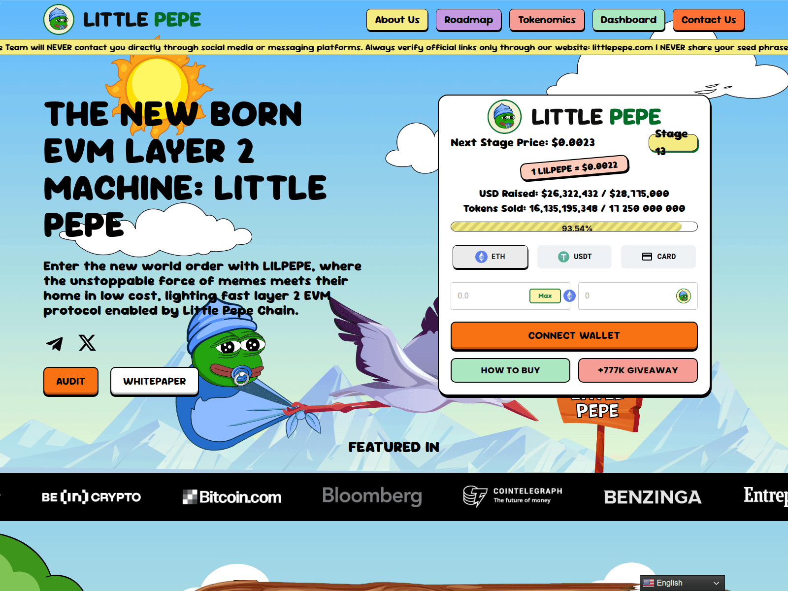 Screenshot of littlpepe.mom