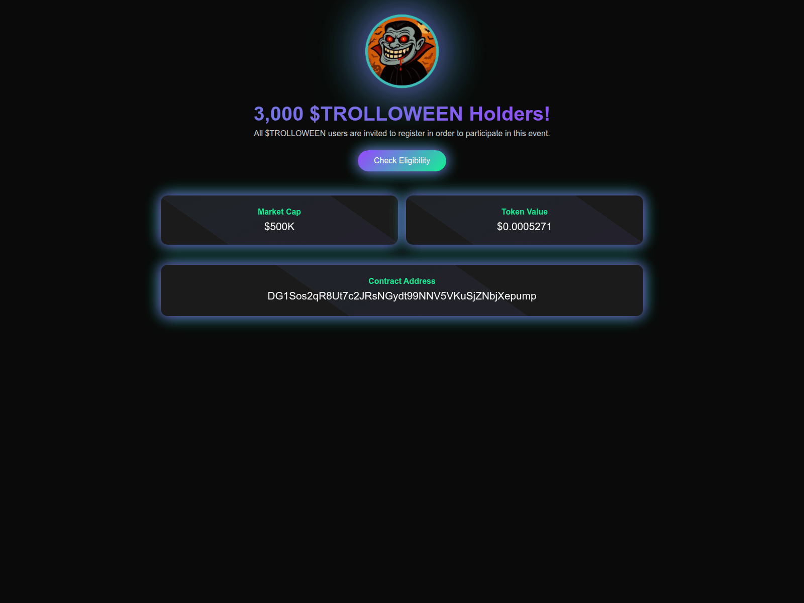 Screenshot of trolloween.com
