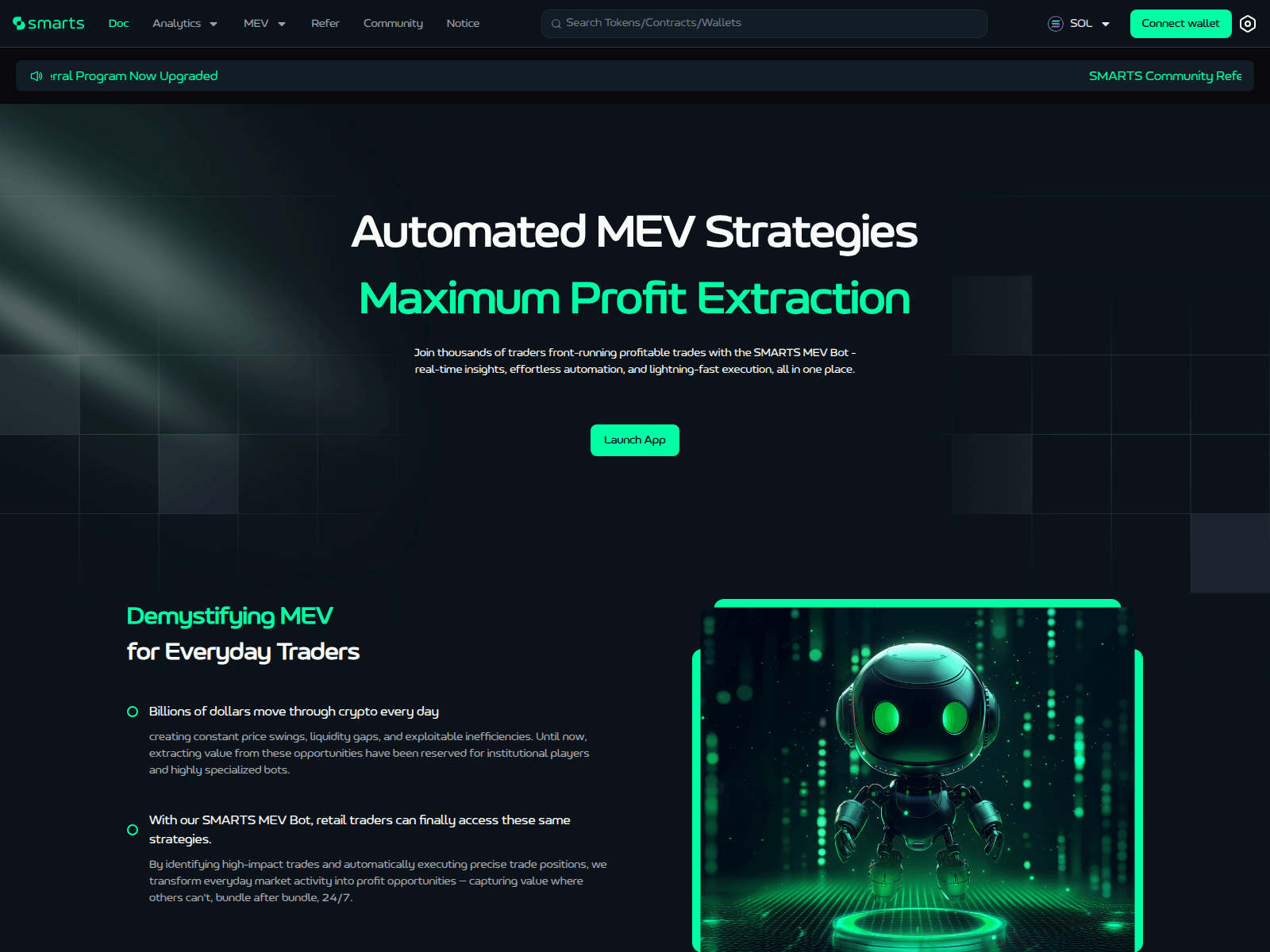Screenshot of smartsmoney.io