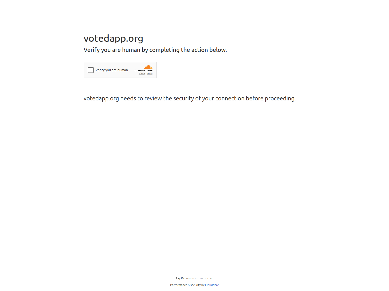 Screenshot of votedapp.org