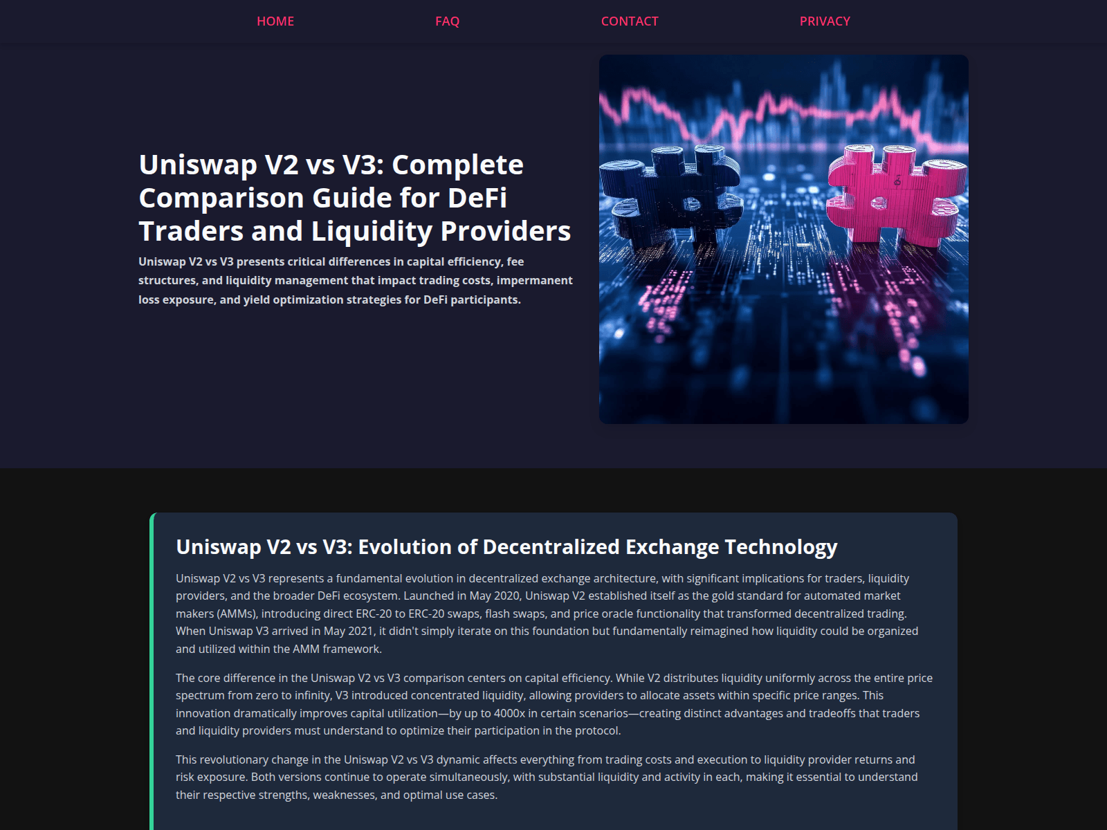 Screenshot of uniswap-exchanges.com