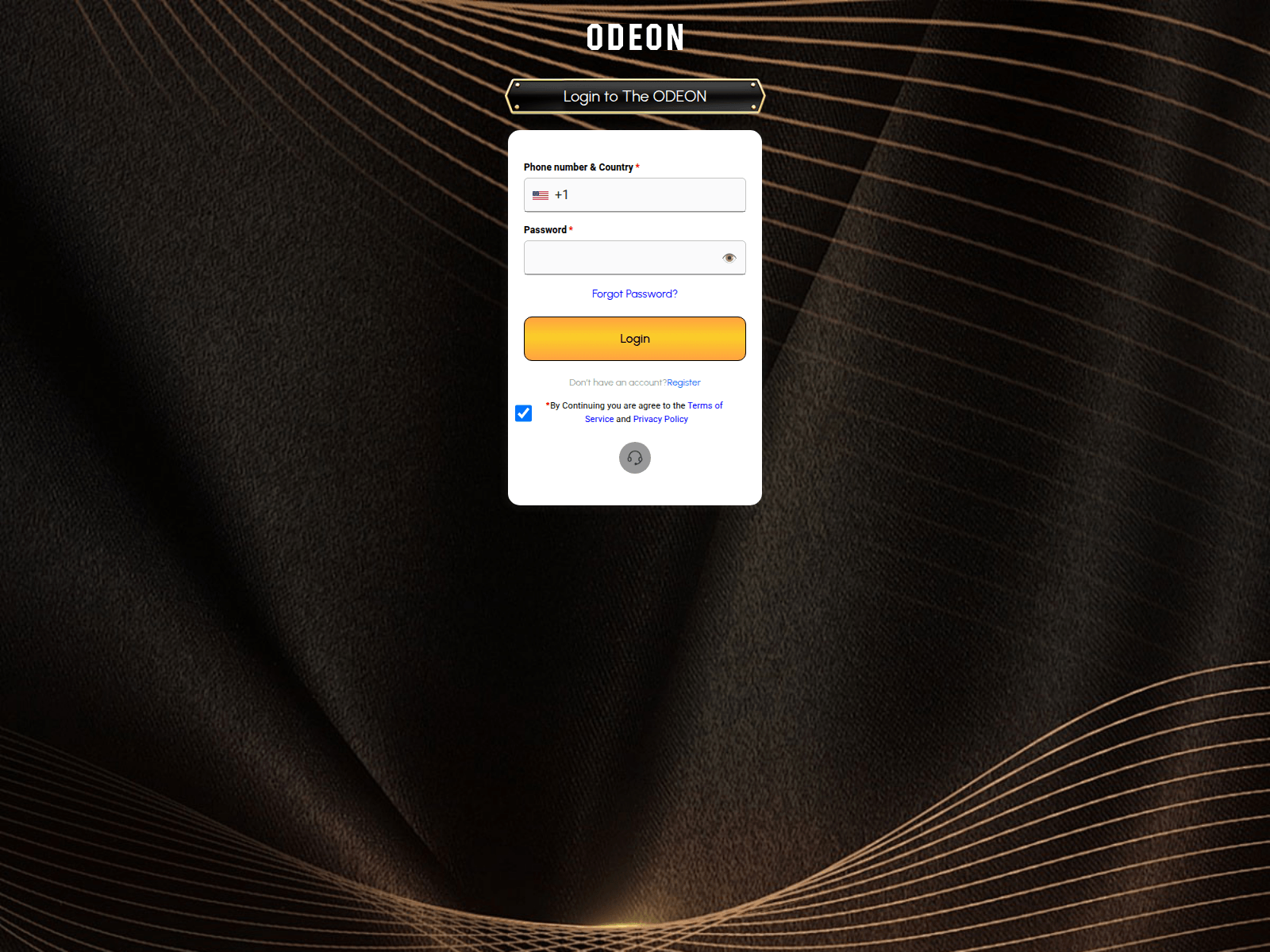 Screenshot of www.odeonmovies.shop