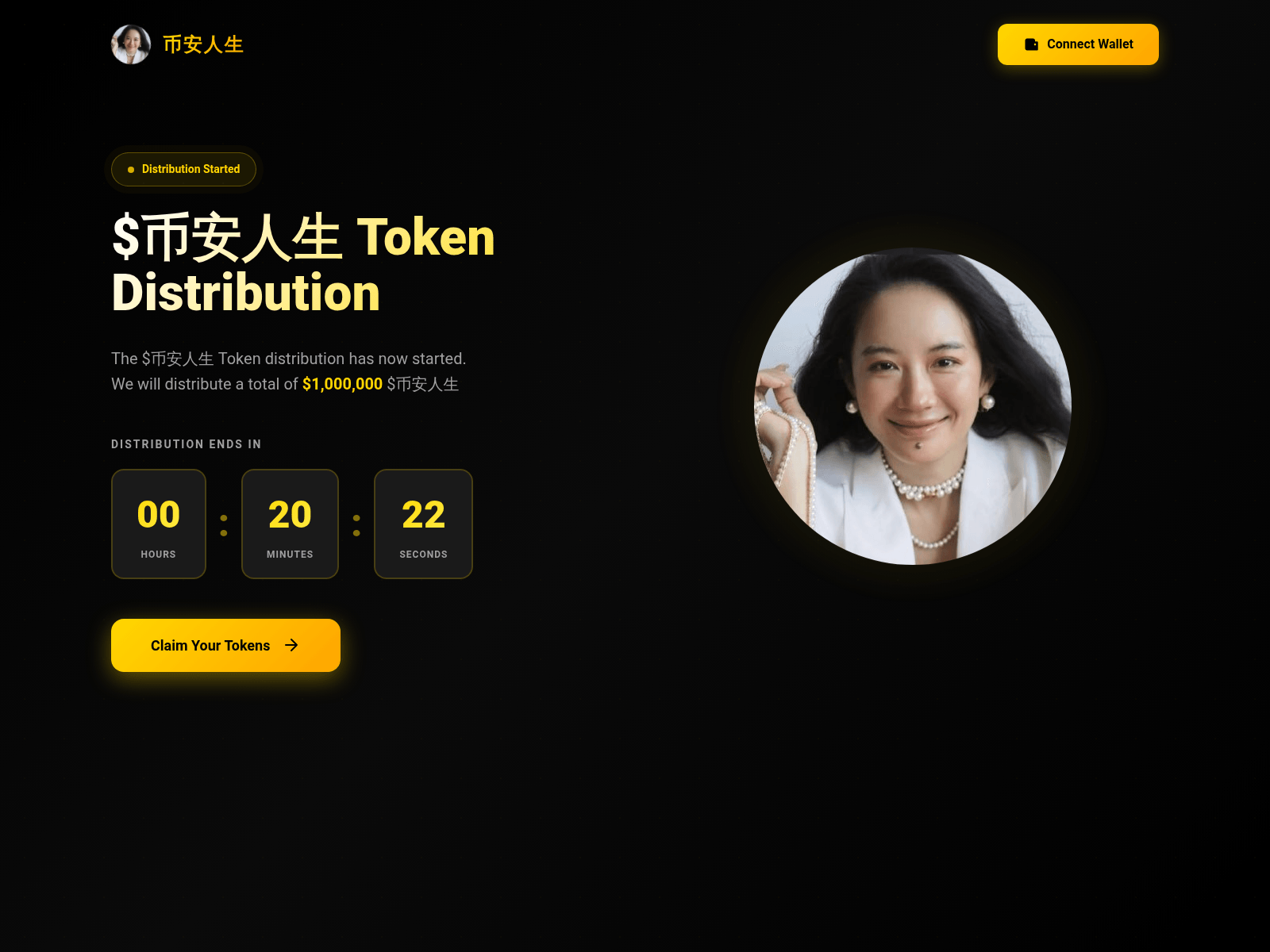 Screenshot of yihe-allocation.xyz
