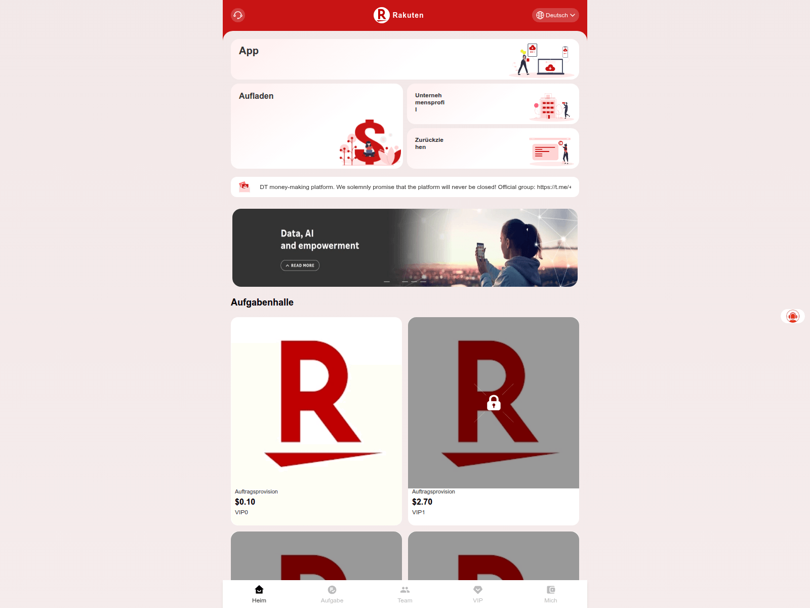 Screenshot of rakutenonline.top