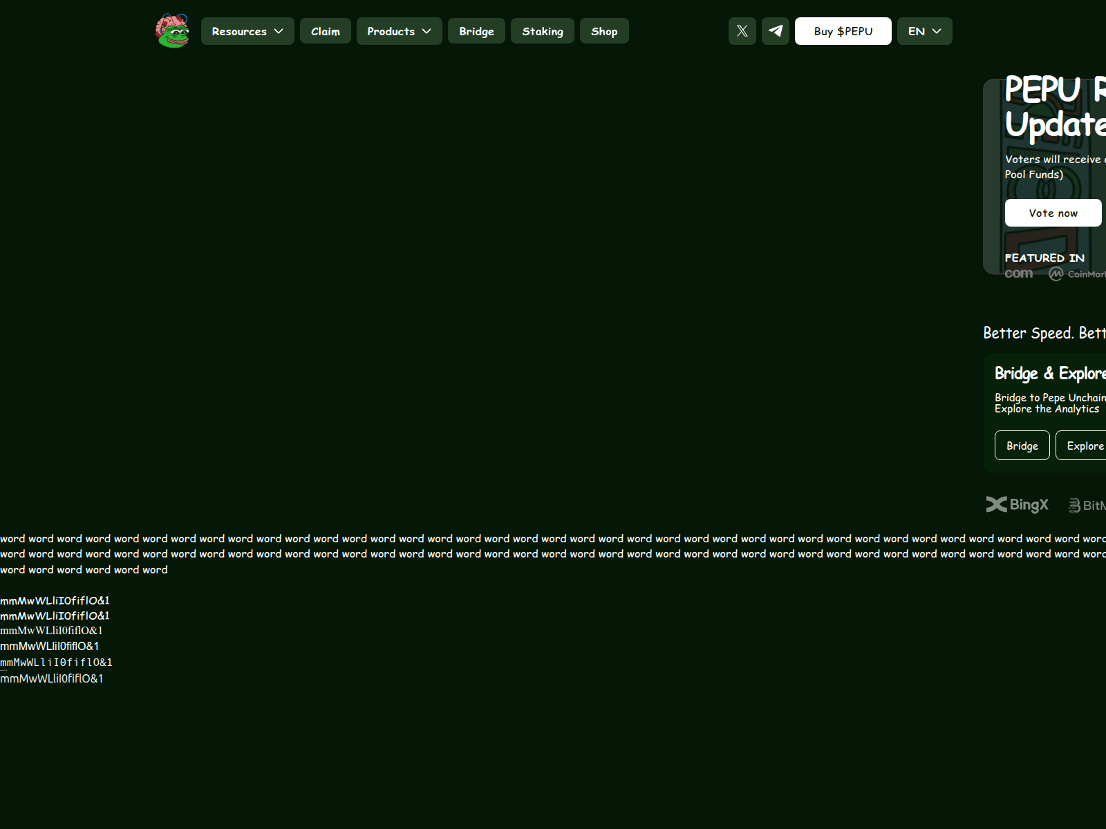 Screenshot of portal-pepusunchained.com