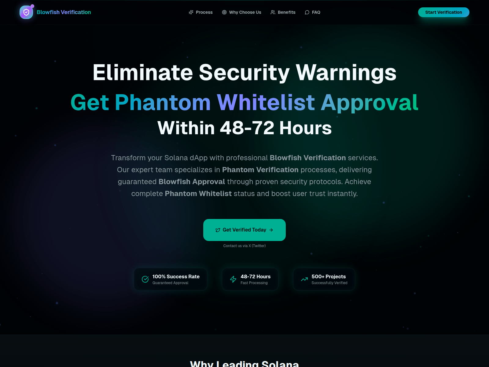 Screenshot of blowfishverification.org