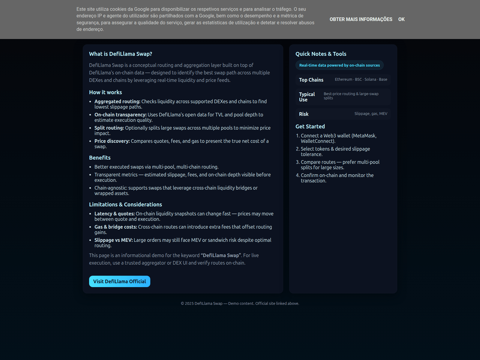 Screenshot of defil-lama-swap.blogspot.com