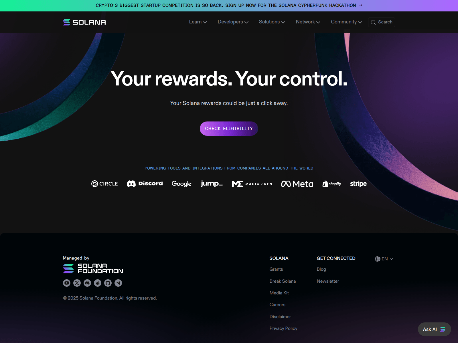Screenshot of solanadx.pro