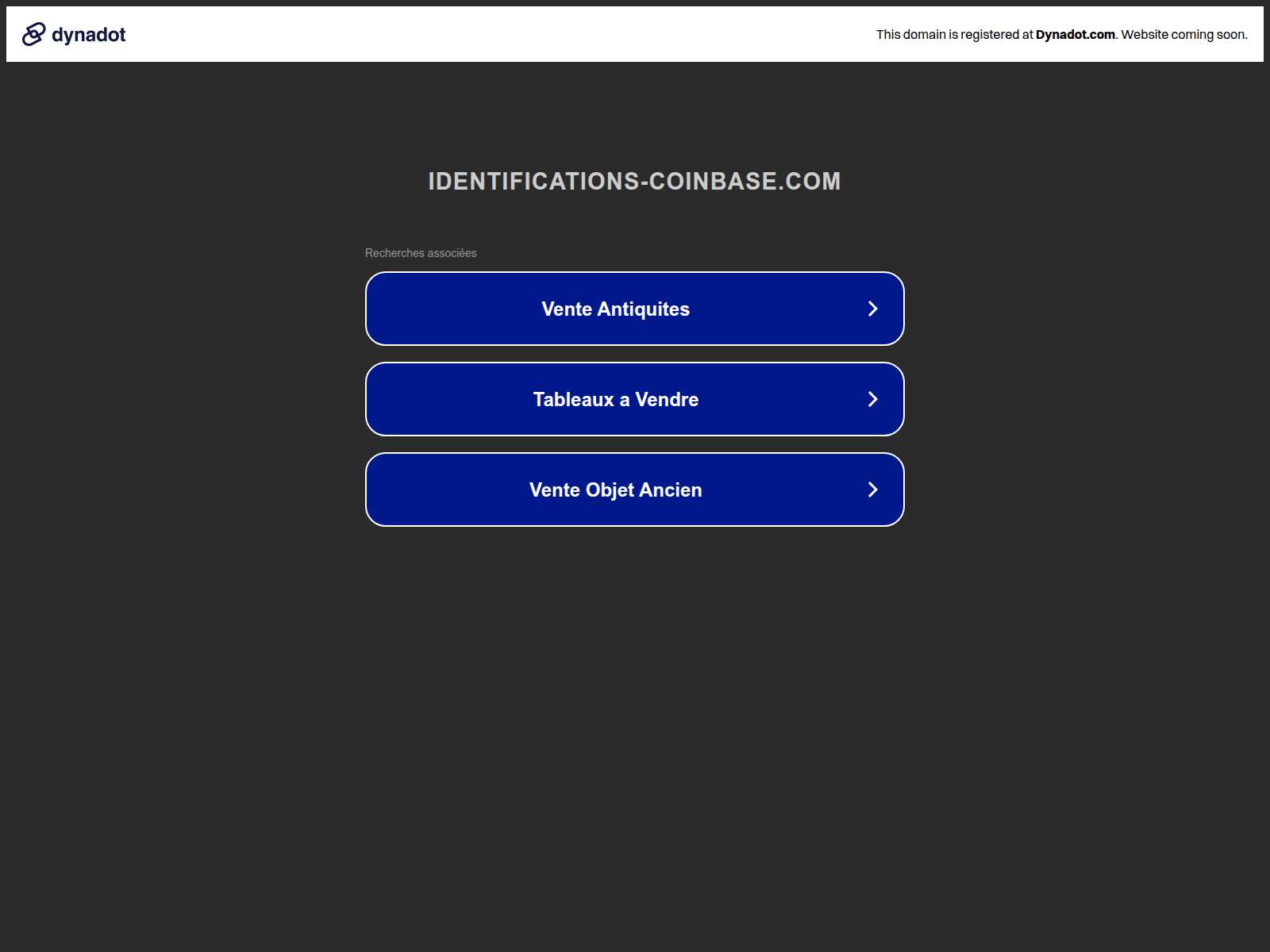 Screenshot of mailer.identifications-coinbase.com