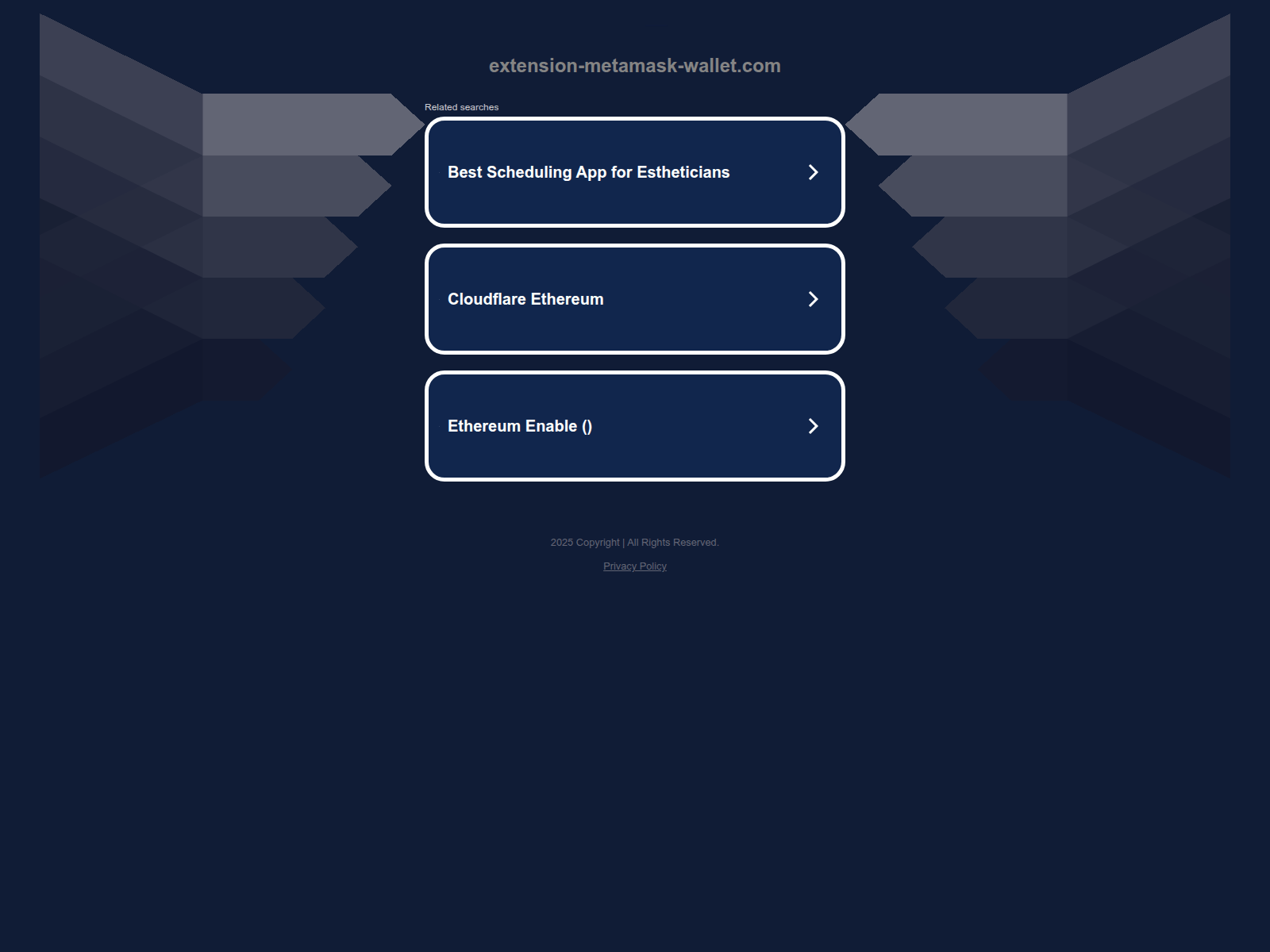 Screenshot of qa.extension-metamask-wallet.com