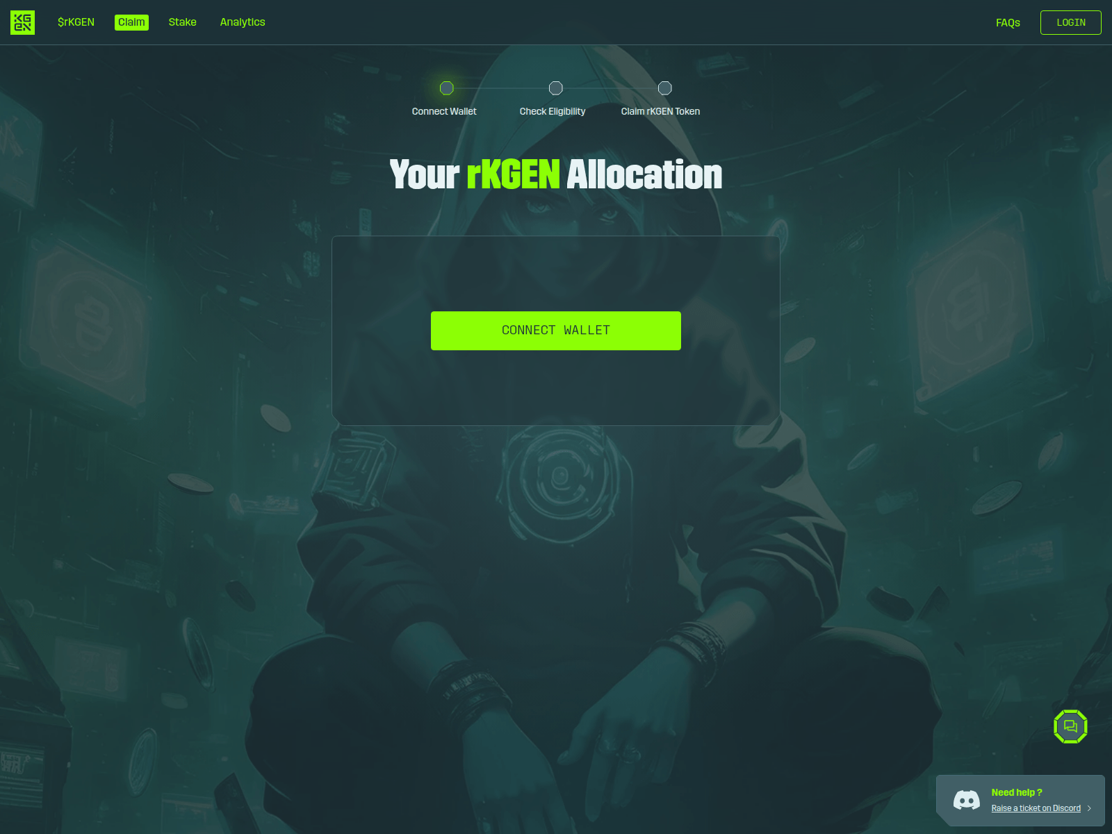 Screenshot of claim-rkgen.app