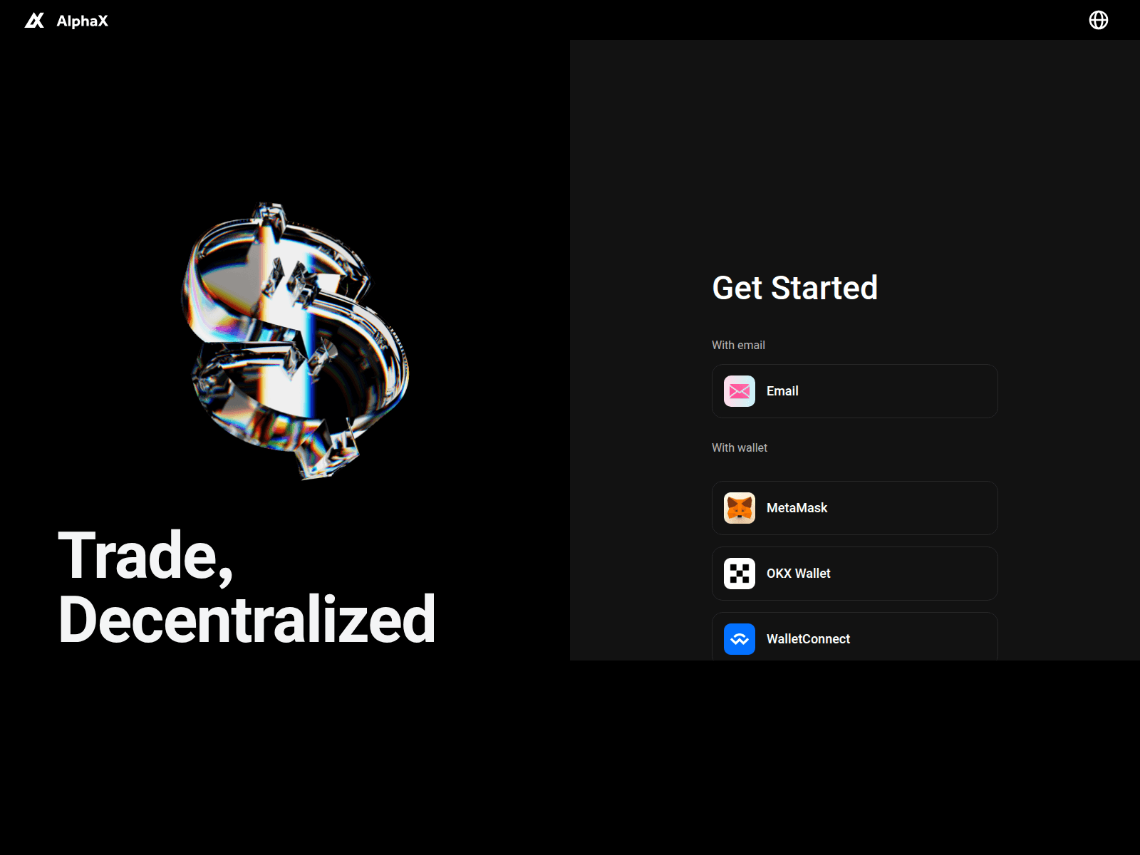 Forensic screenshot of www.alphax-exchange-login.com