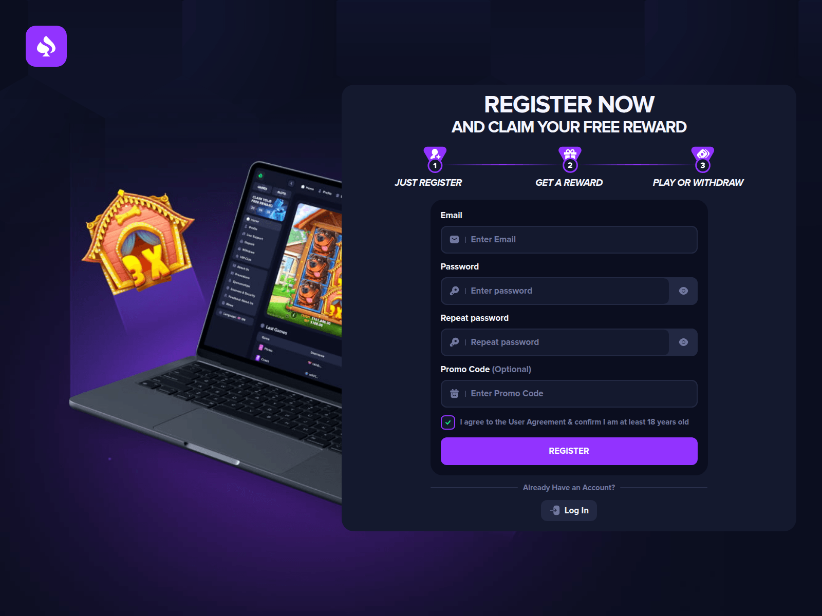 Screenshot of stake-city.com