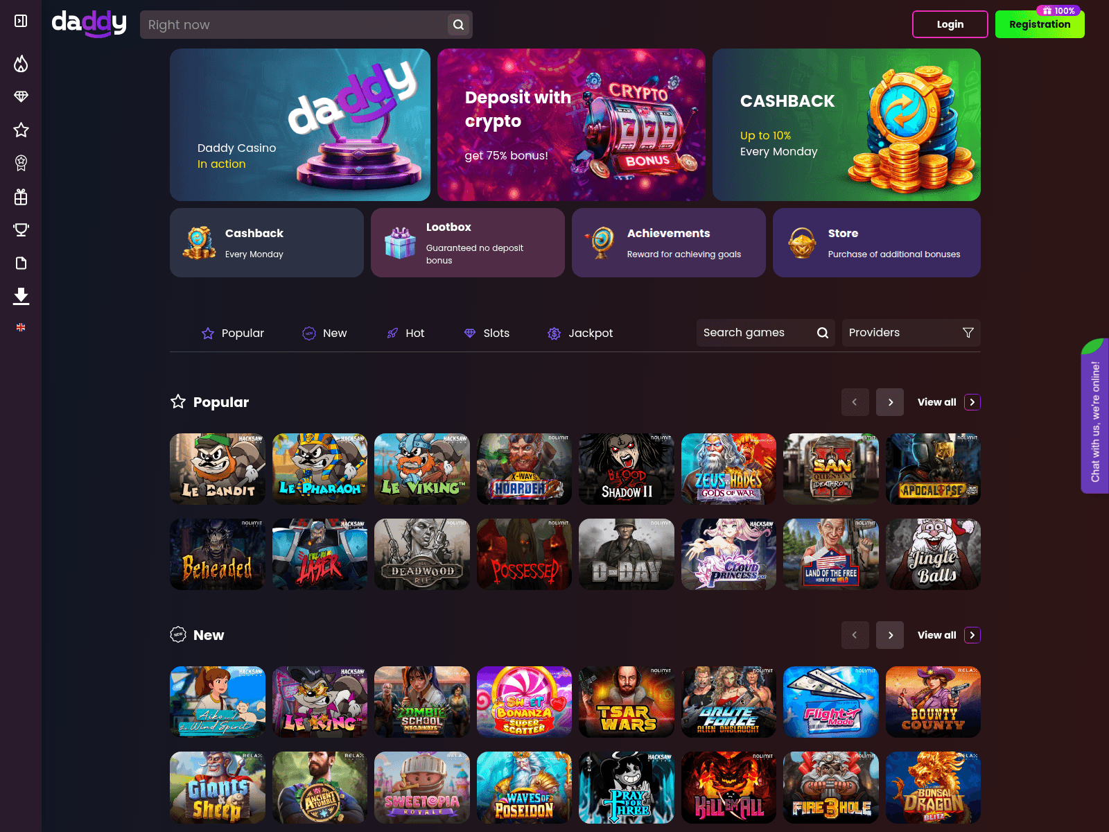 Screenshot of daddycas135.com