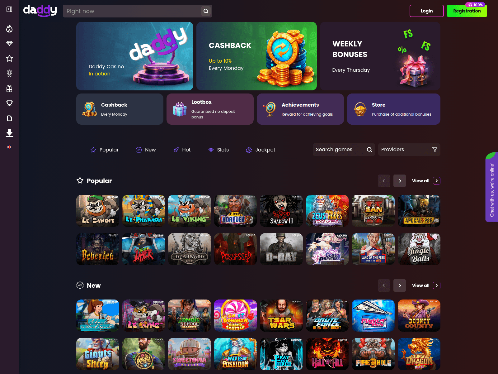 Screenshot of daddywkn.com