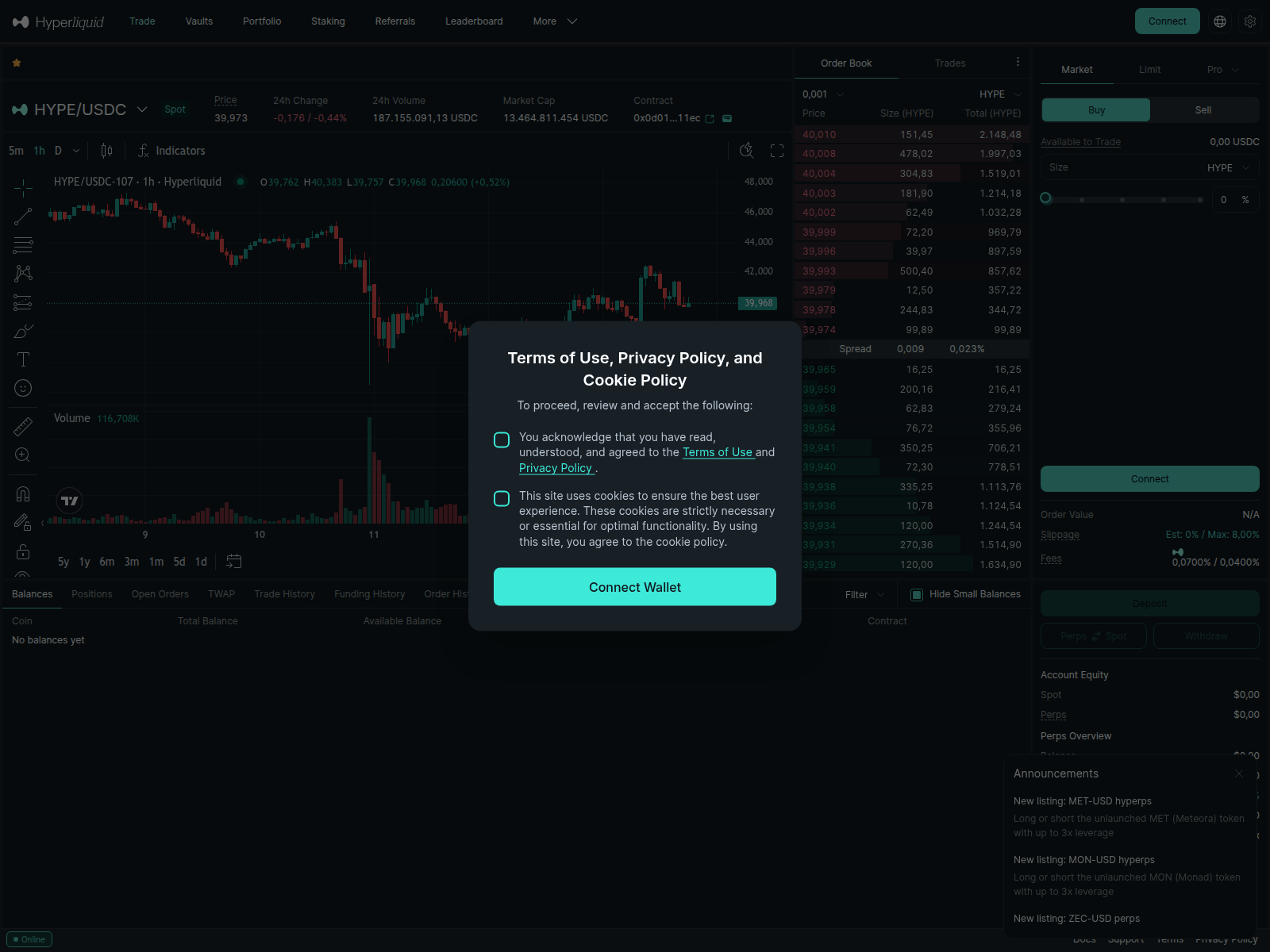 Screenshot of ieunch-hyperliquid.com