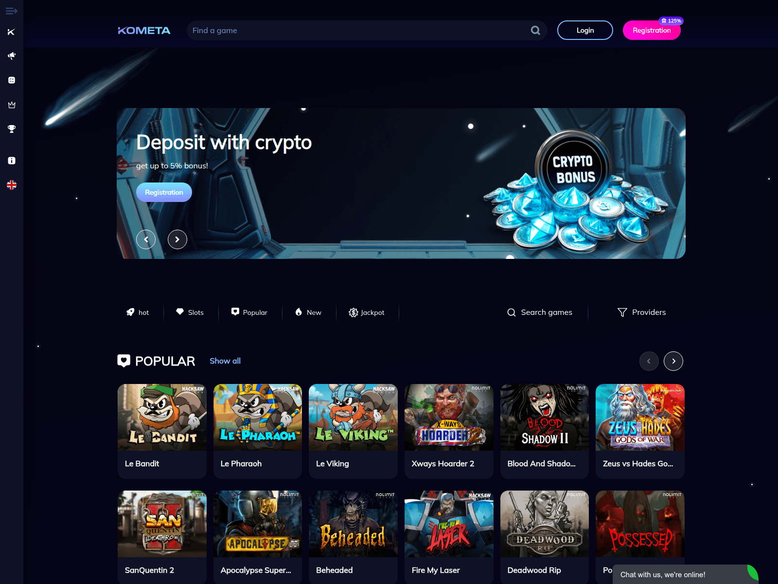 Screenshot of kometagate8.space