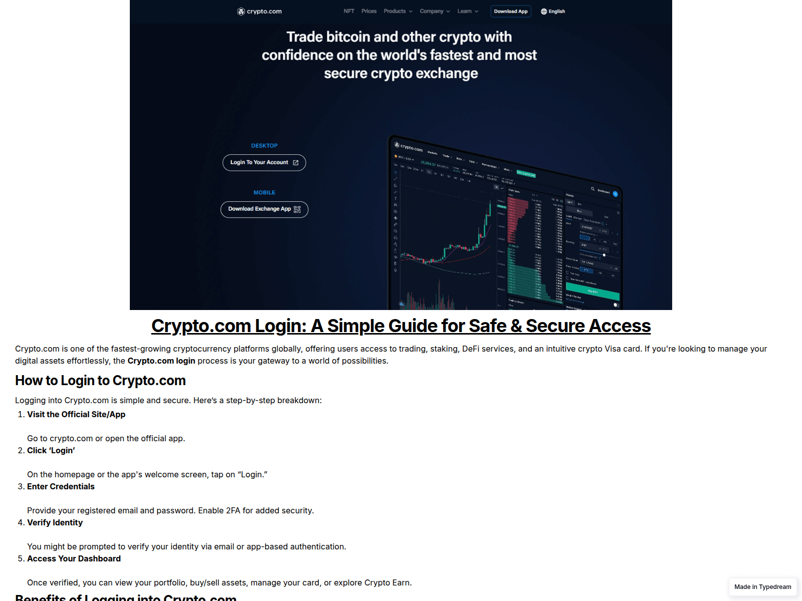 Screenshot of help-cryptocom-docs.typedream.app