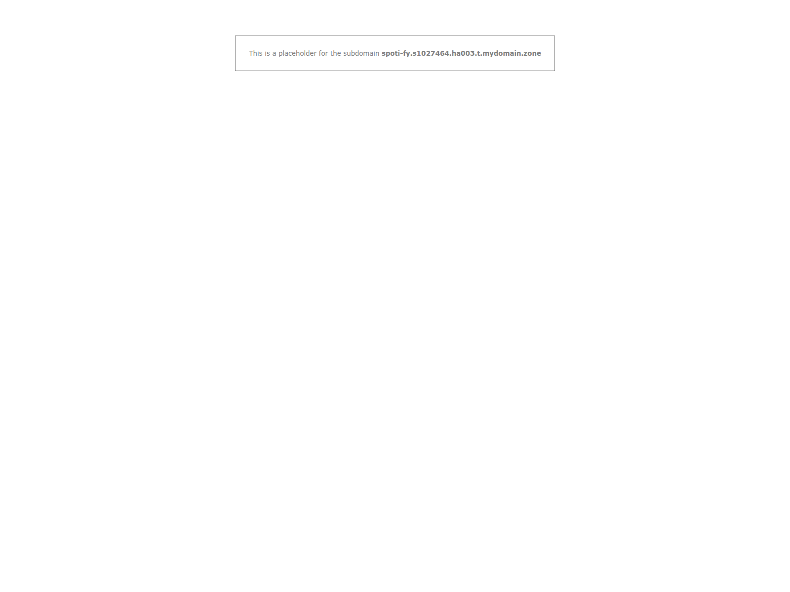Screenshot of spoti-fy.s1027464.ha003.t.mydomain.zone