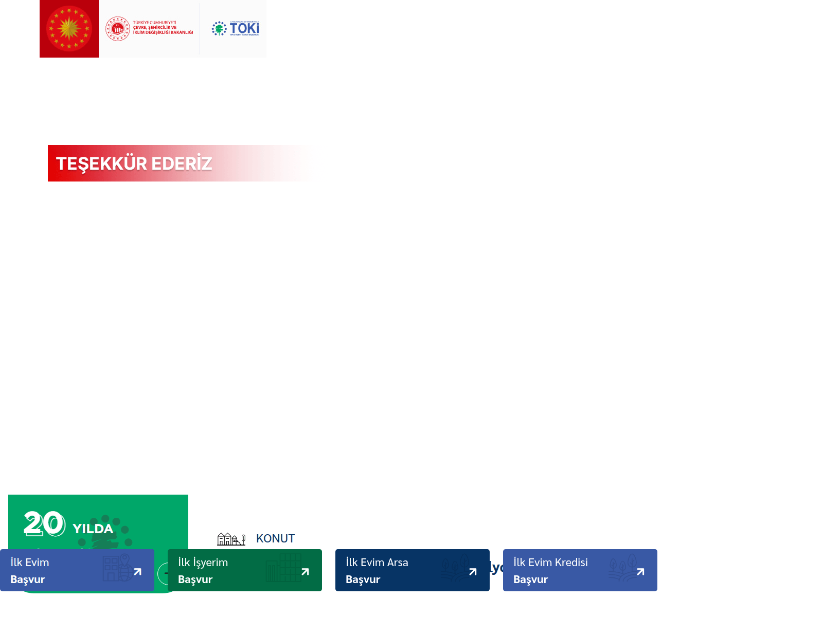 Screenshot of toki-basvur.com