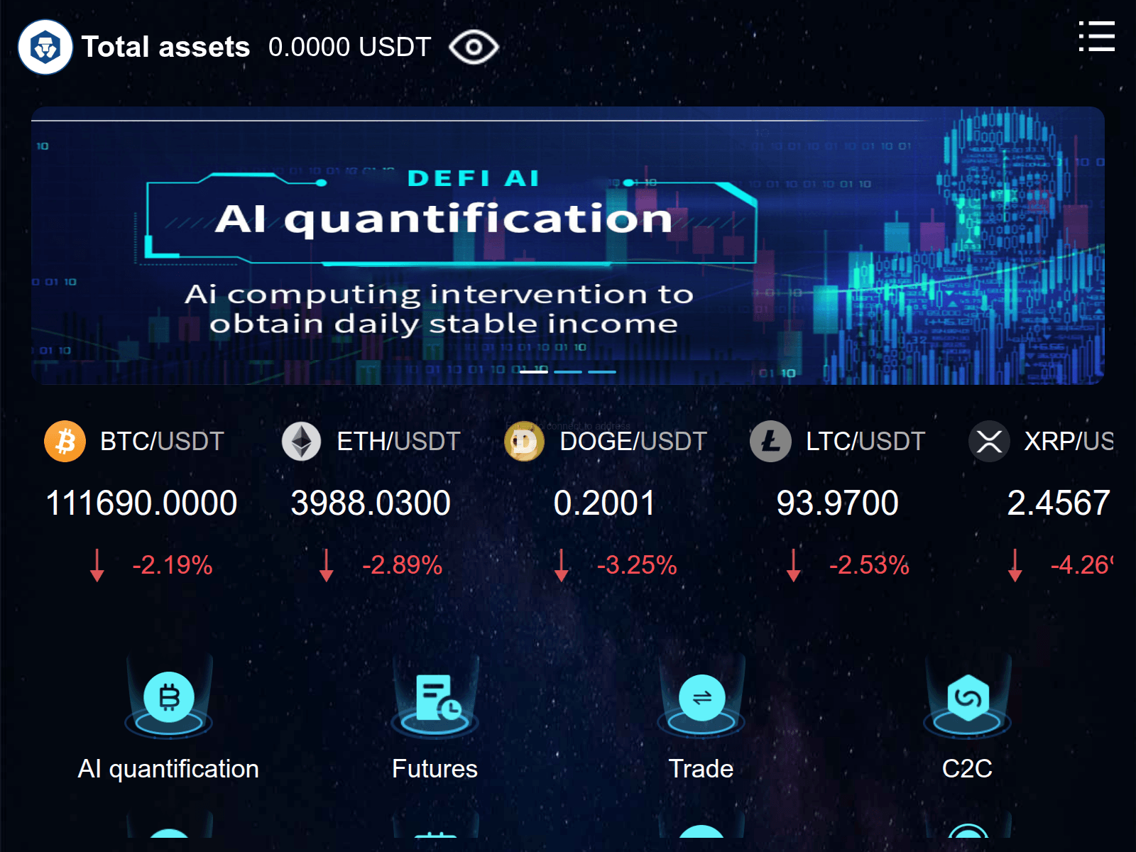 Screenshot of chainweb3defiai.com