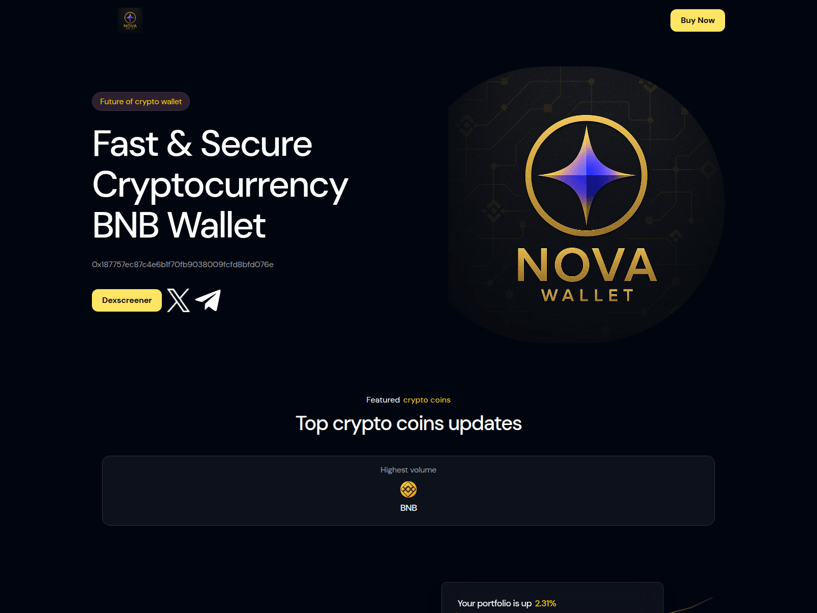 Screenshot of nova-wallet.xyz