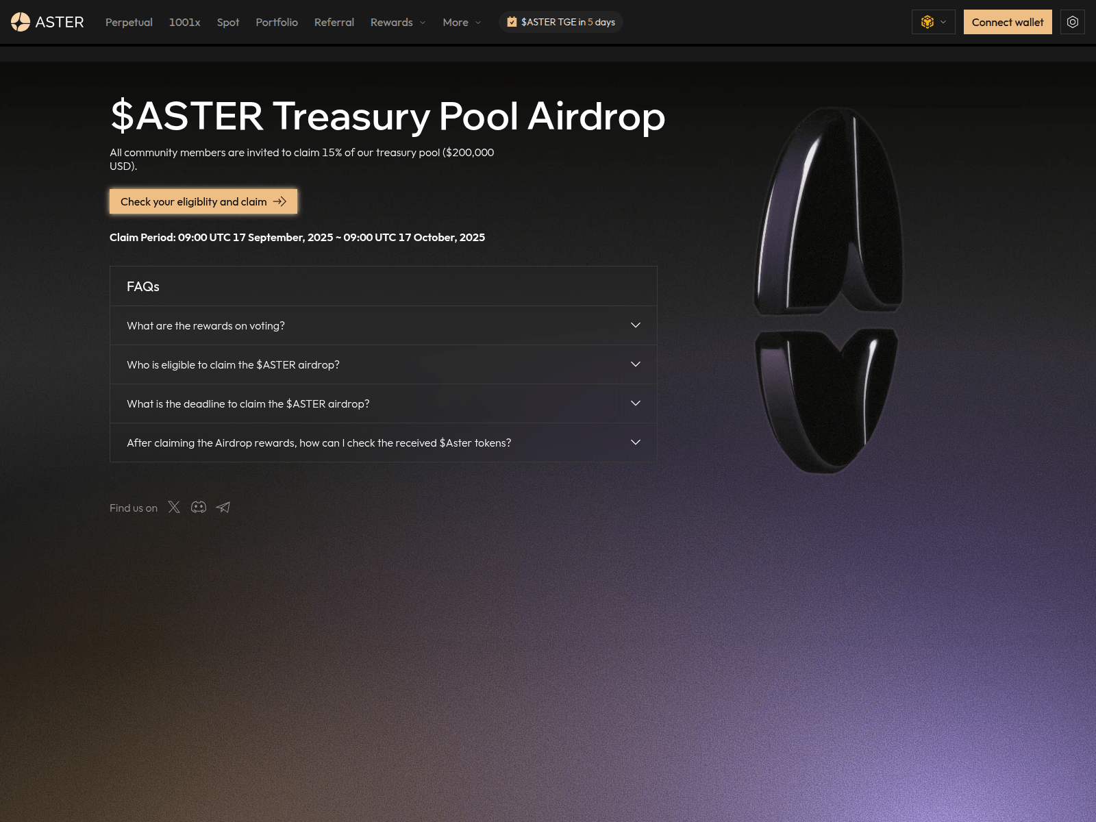 Screenshot of qsterdex.xyz