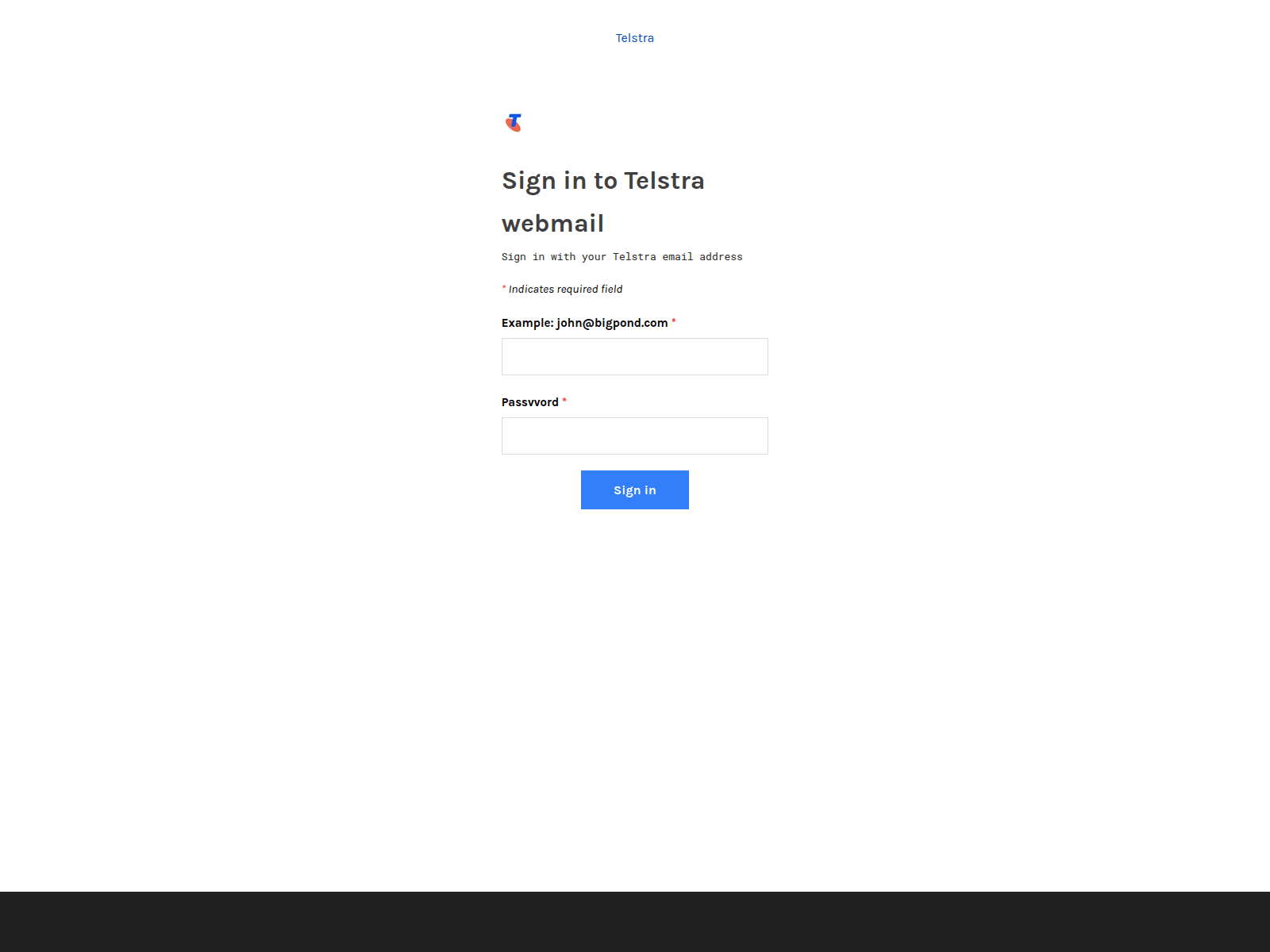 Screenshot of telstrawebmailayolink.weebly.com