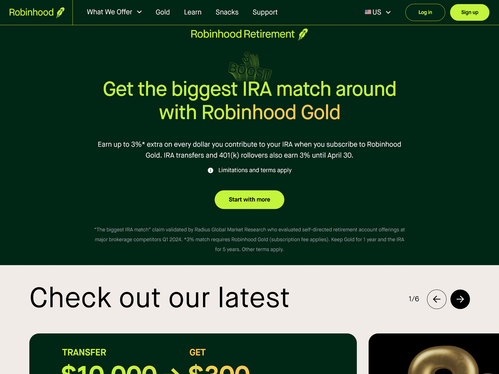 Screenshot of secure-com-robinhood-autthh.webflow.io