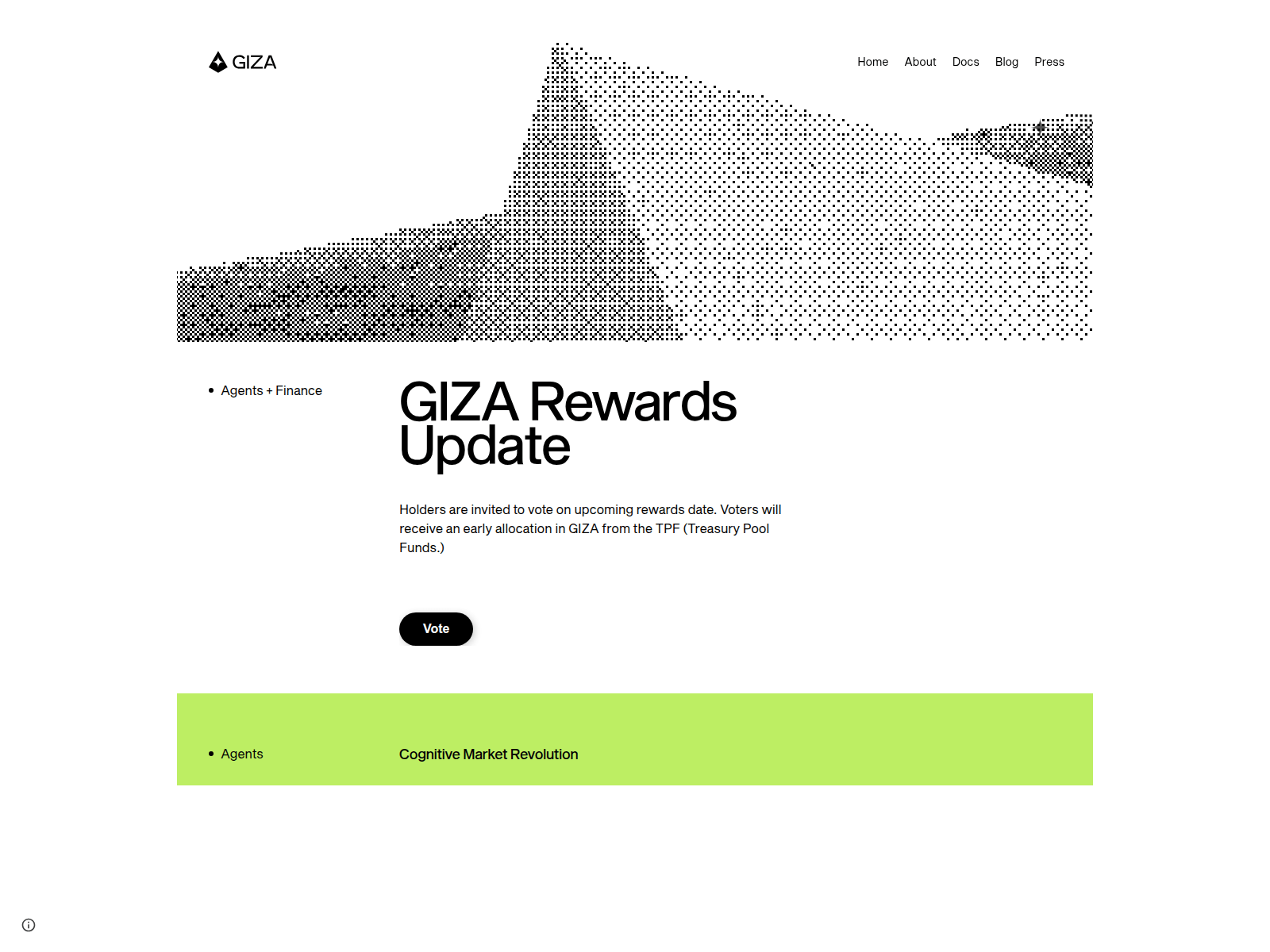 Screenshot of giza-voting.net
