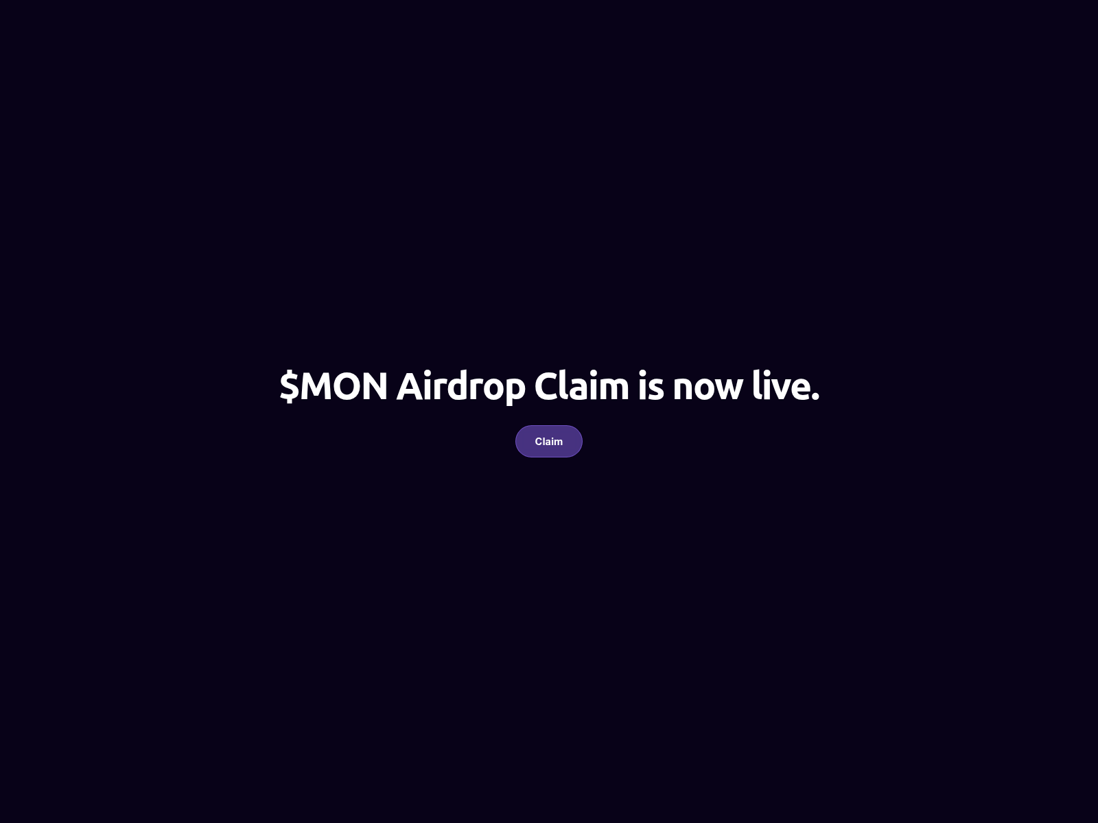 Screenshot of claim.momad.life