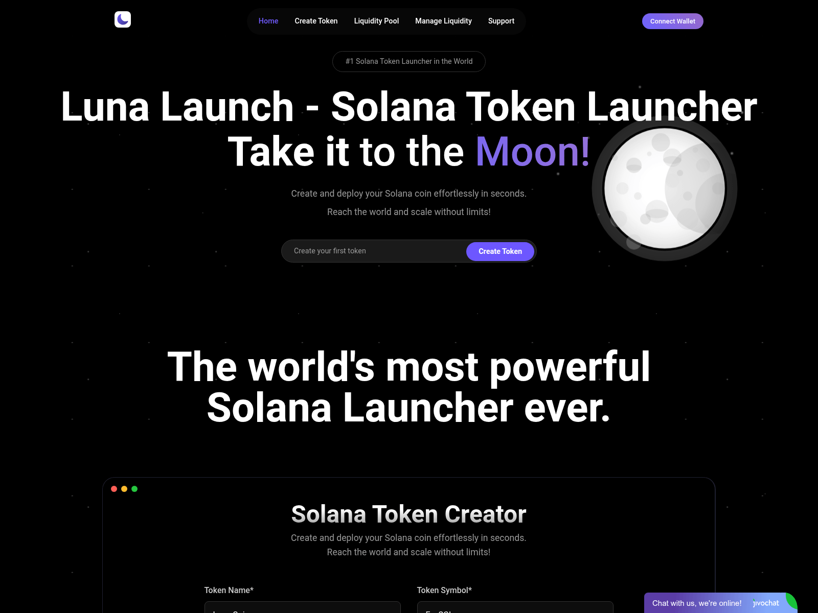 Screenshot of solcoinsmeme.com