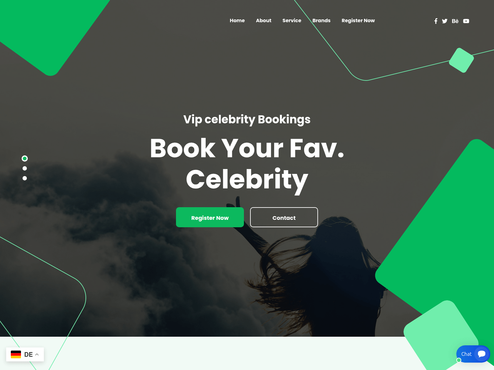 Screenshot of celebritymanagement.litcod.com
