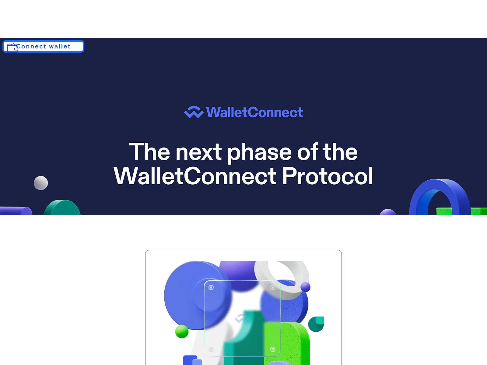 Screenshot of walletconnected.org