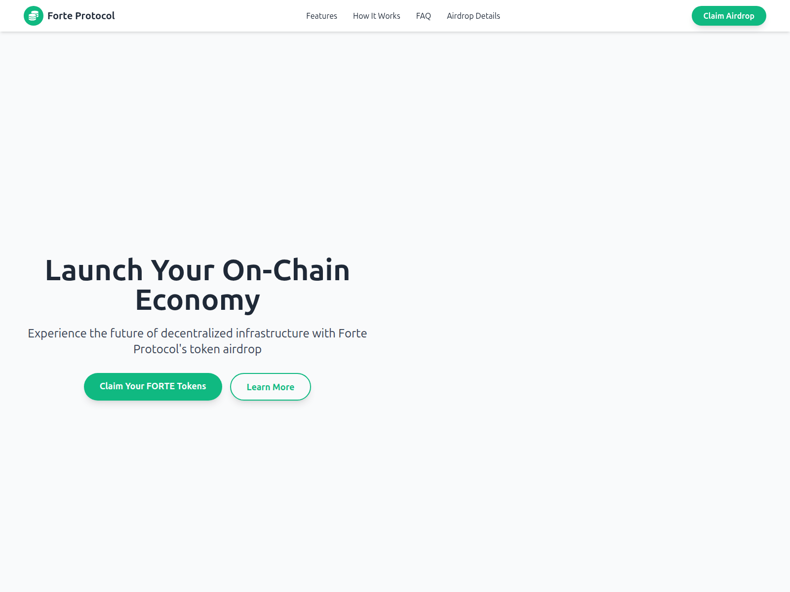 Screenshot of forteairdrop.xyz