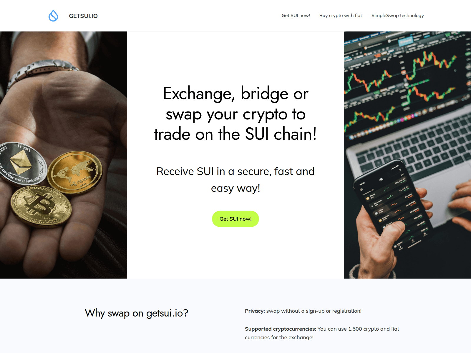 Screenshot of getsui.io