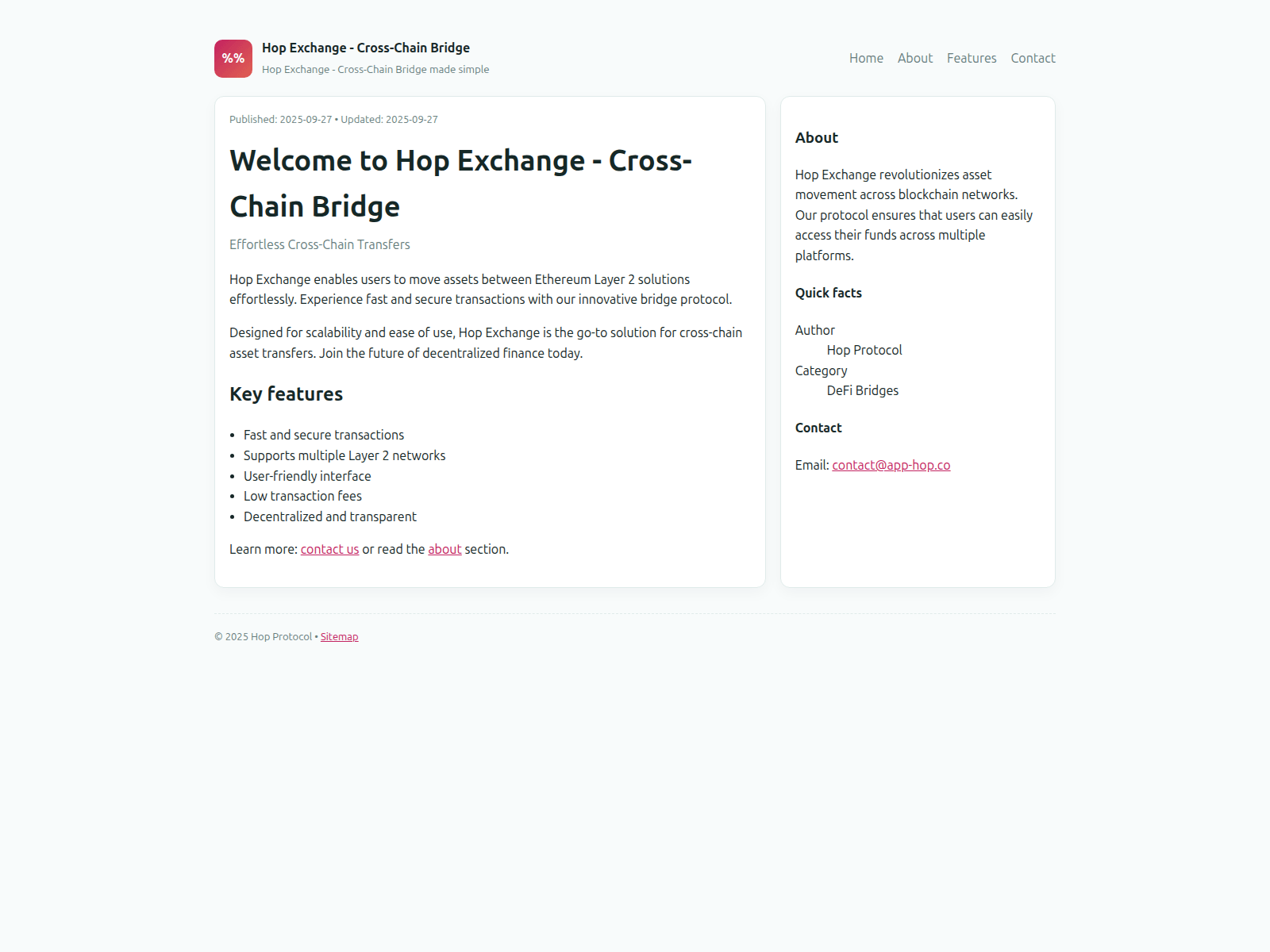 Screenshot of app-hop.co