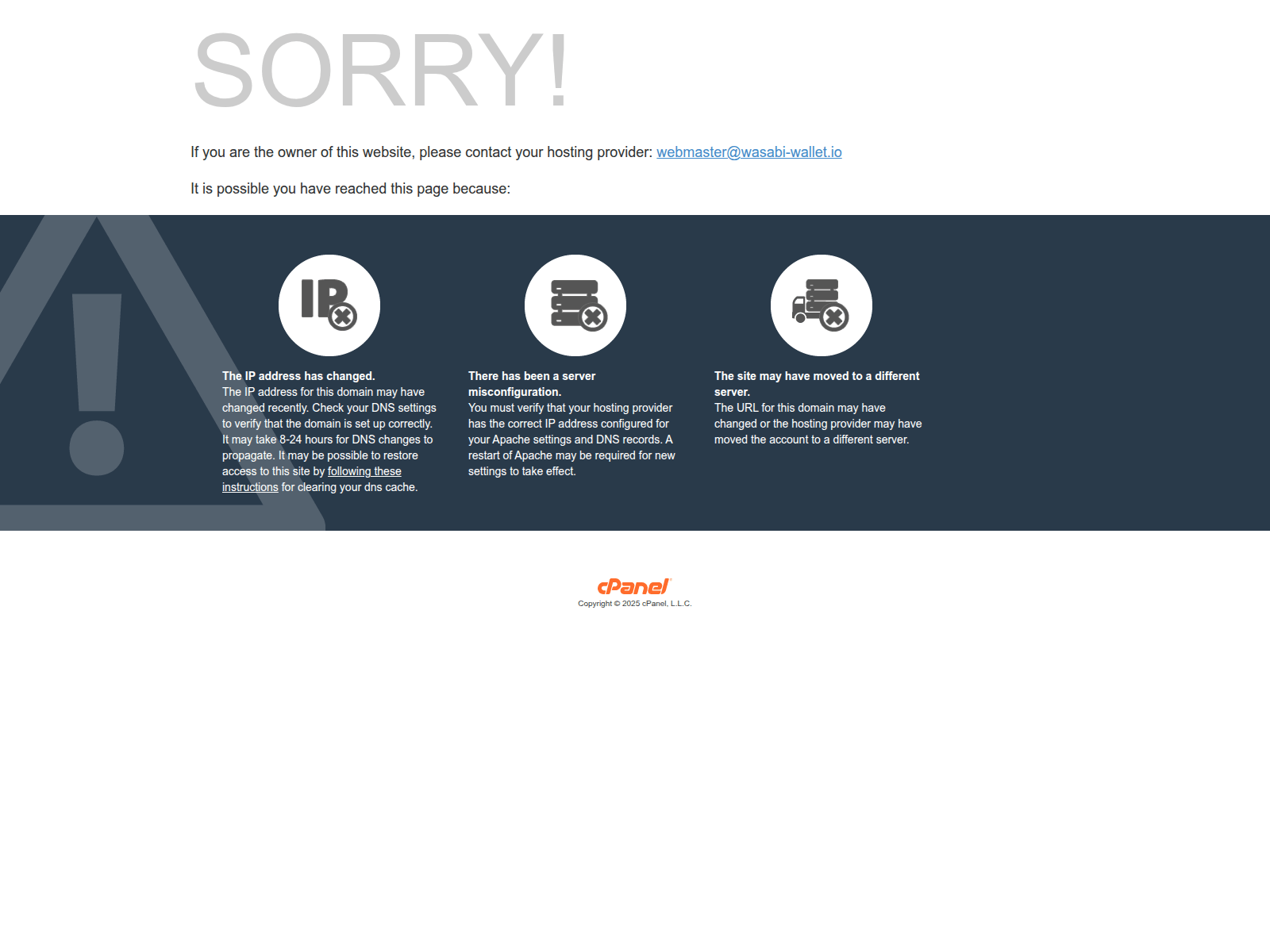 Screenshot of wasabi-wallet.io