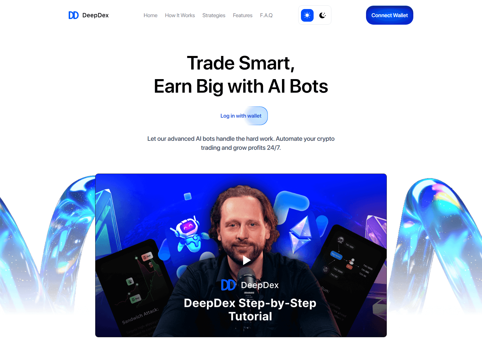 Screenshot of deepdex.pro
