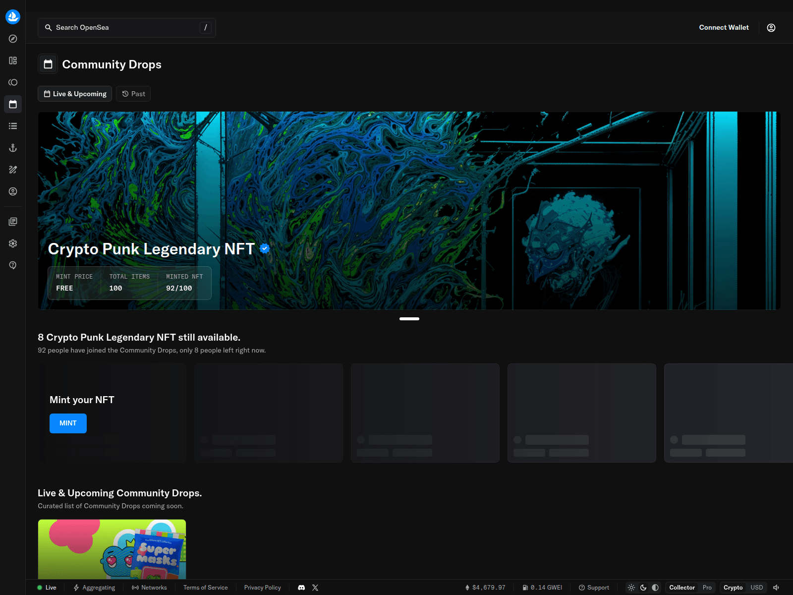 Screenshot of community-drops.com