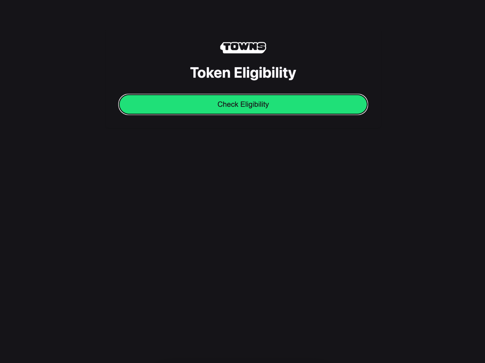 Screenshot of eligibilitytowns.com