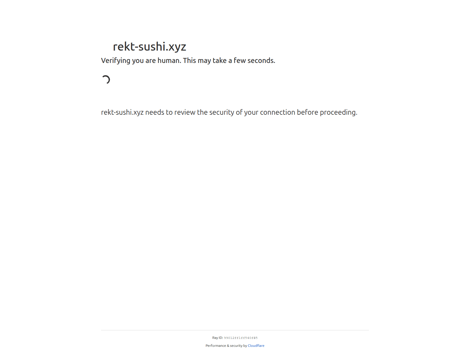 Screenshot of rekt-sushi.xyz