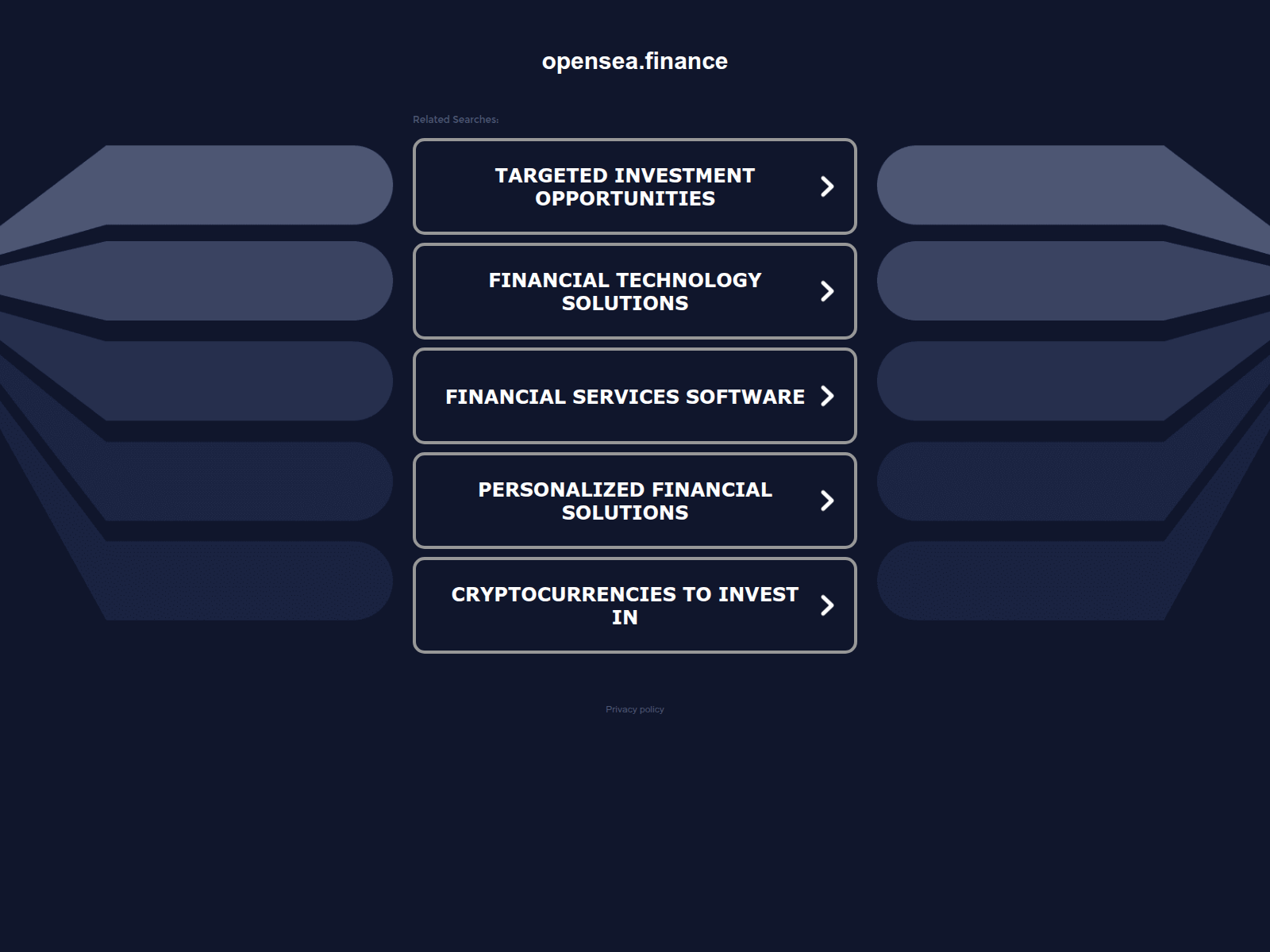 Screenshot of opensea.finance