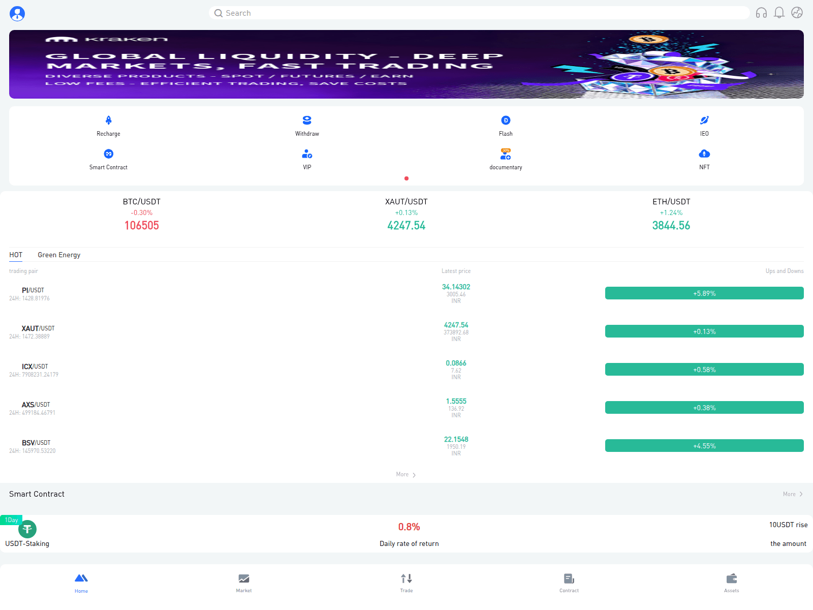 Screenshot of krakenowni.com